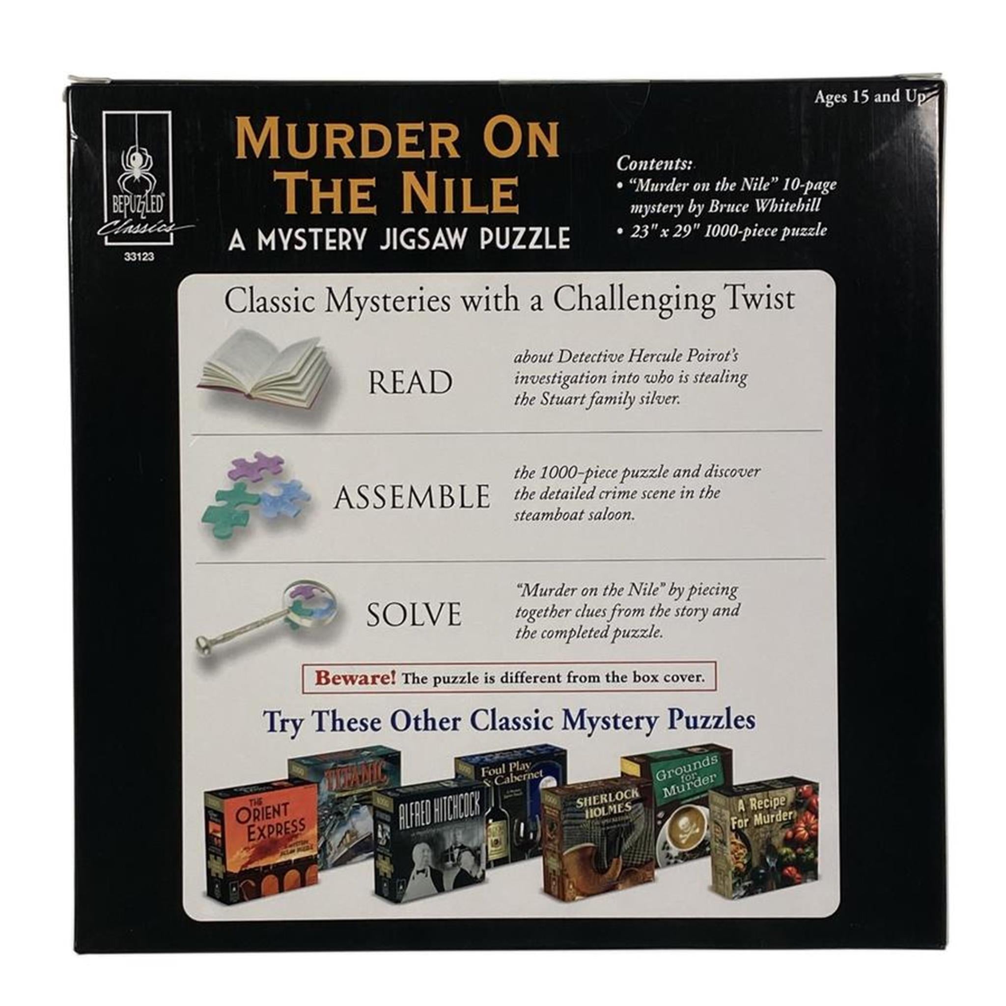 Classic Mystery - Murder By The Pyramids 1000 Piece Puzzle