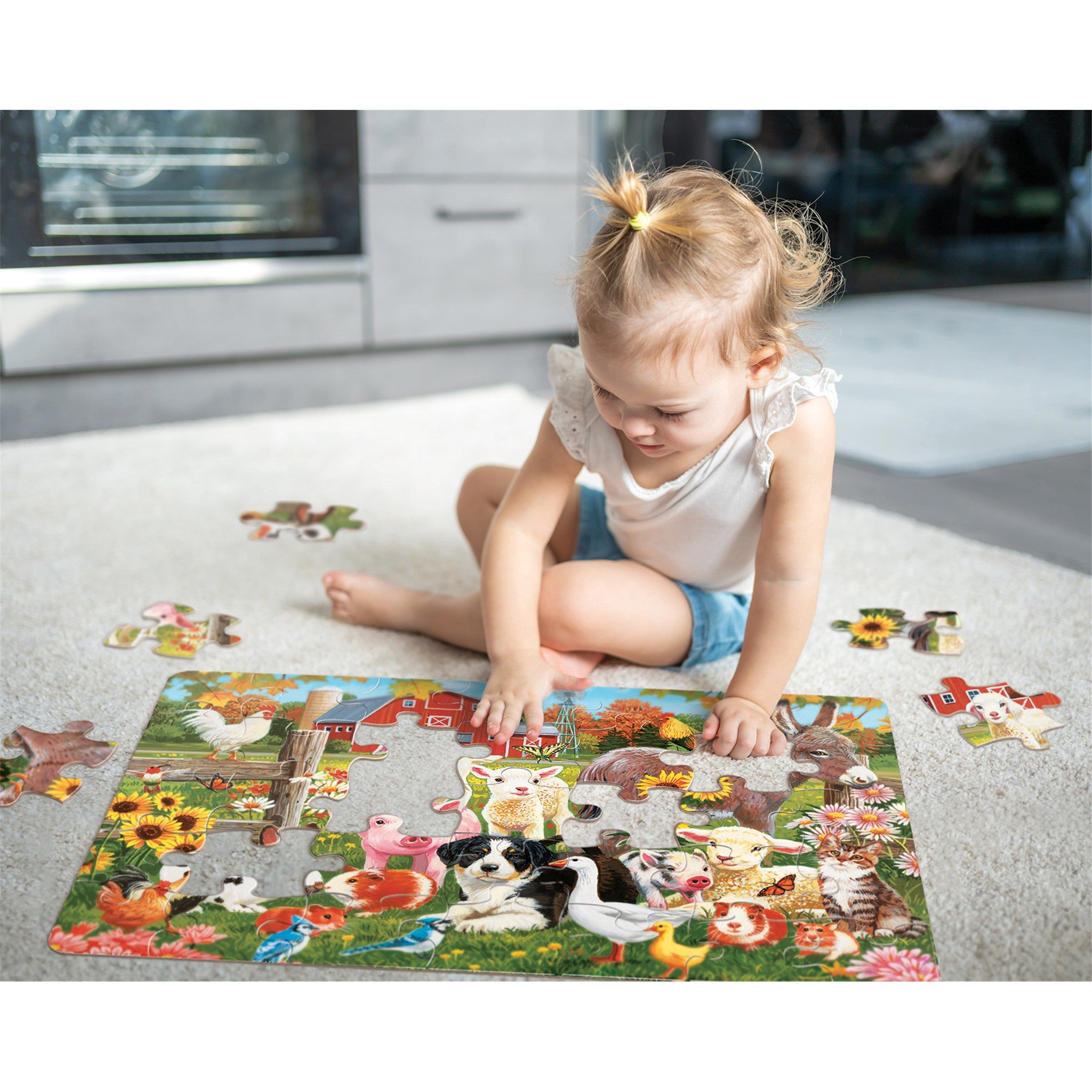 Farmyard Greetings 35 Piece Floor Puzzle