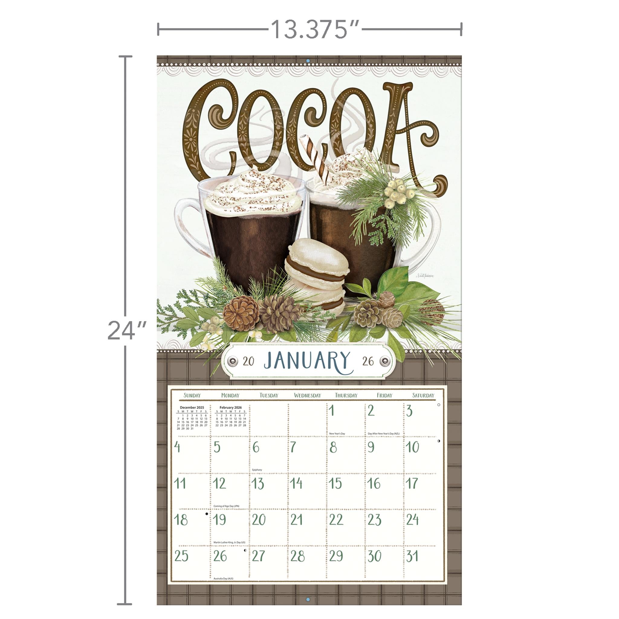 Love To Cook 2026 Wall Calendar