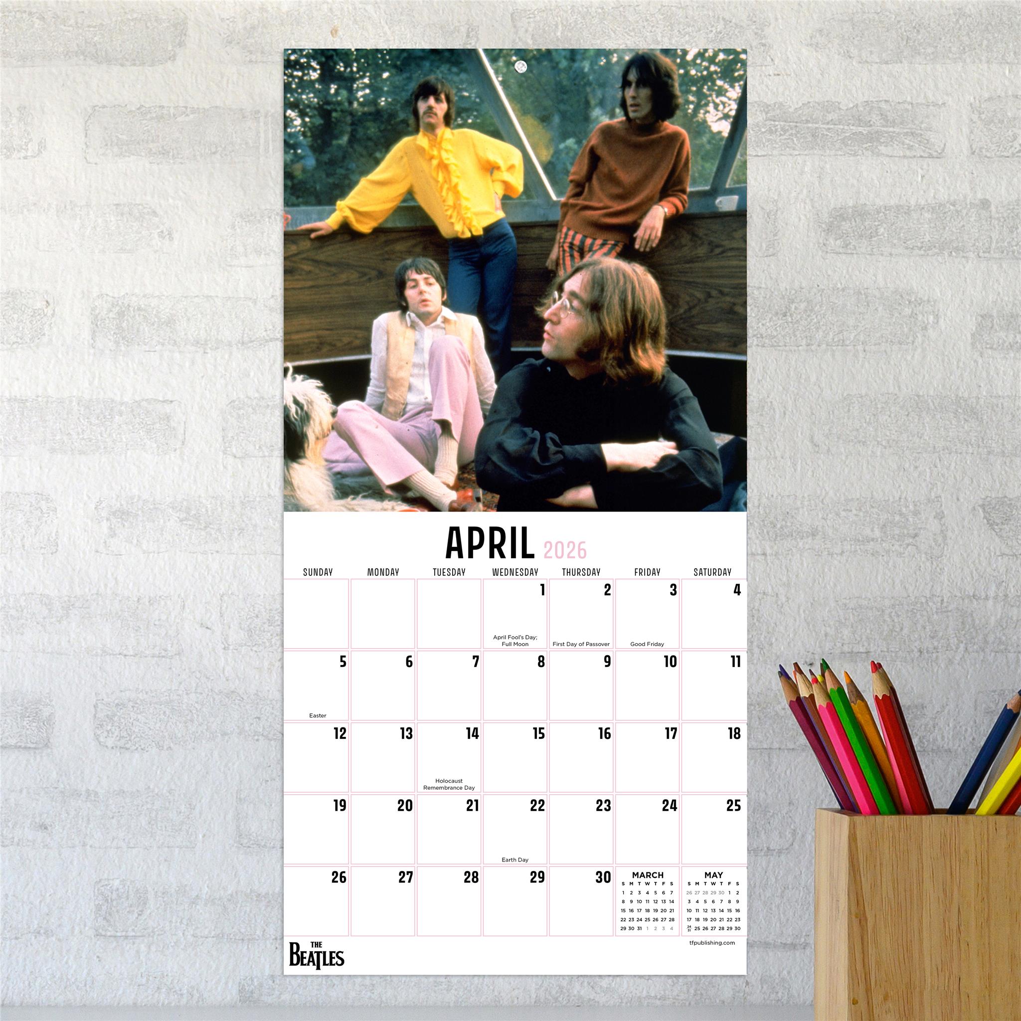 Beatles 2026 Mini Calendar