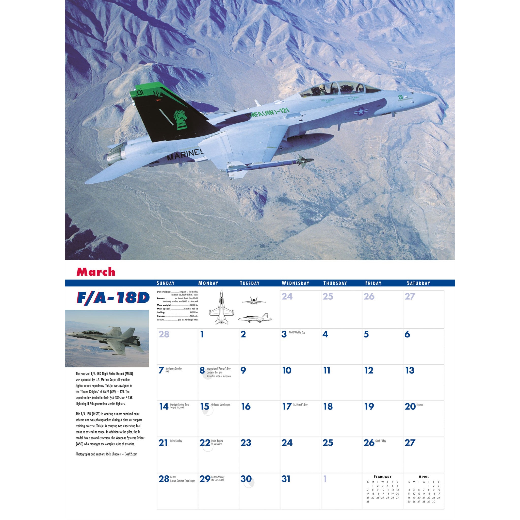 Above and Beyond 2027 Wall Calendar