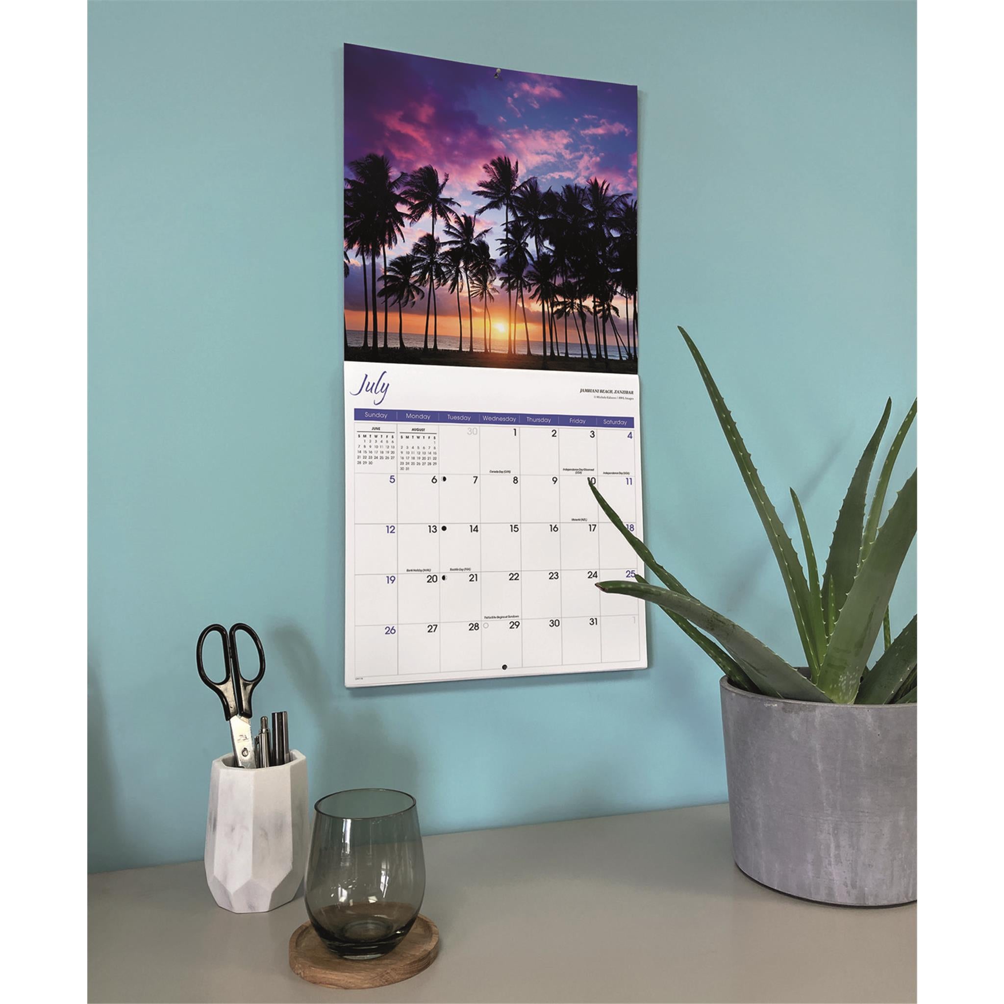 Sunrise Sunset 2026 Wall Calendar