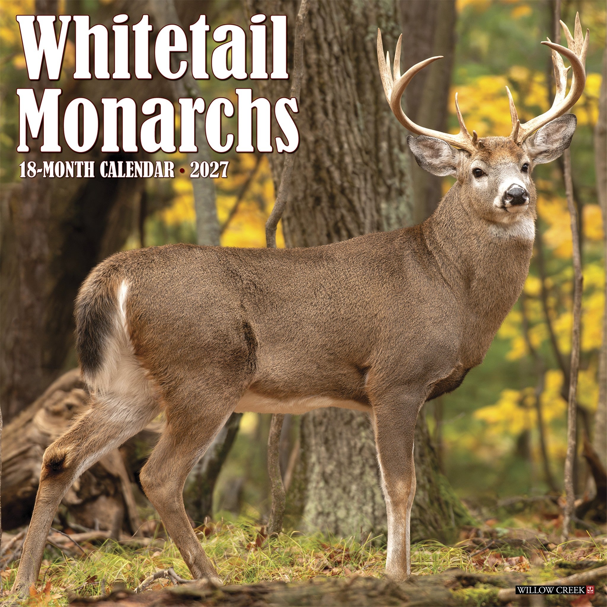 Whitetail Monarchs 2027 Wall Calendar