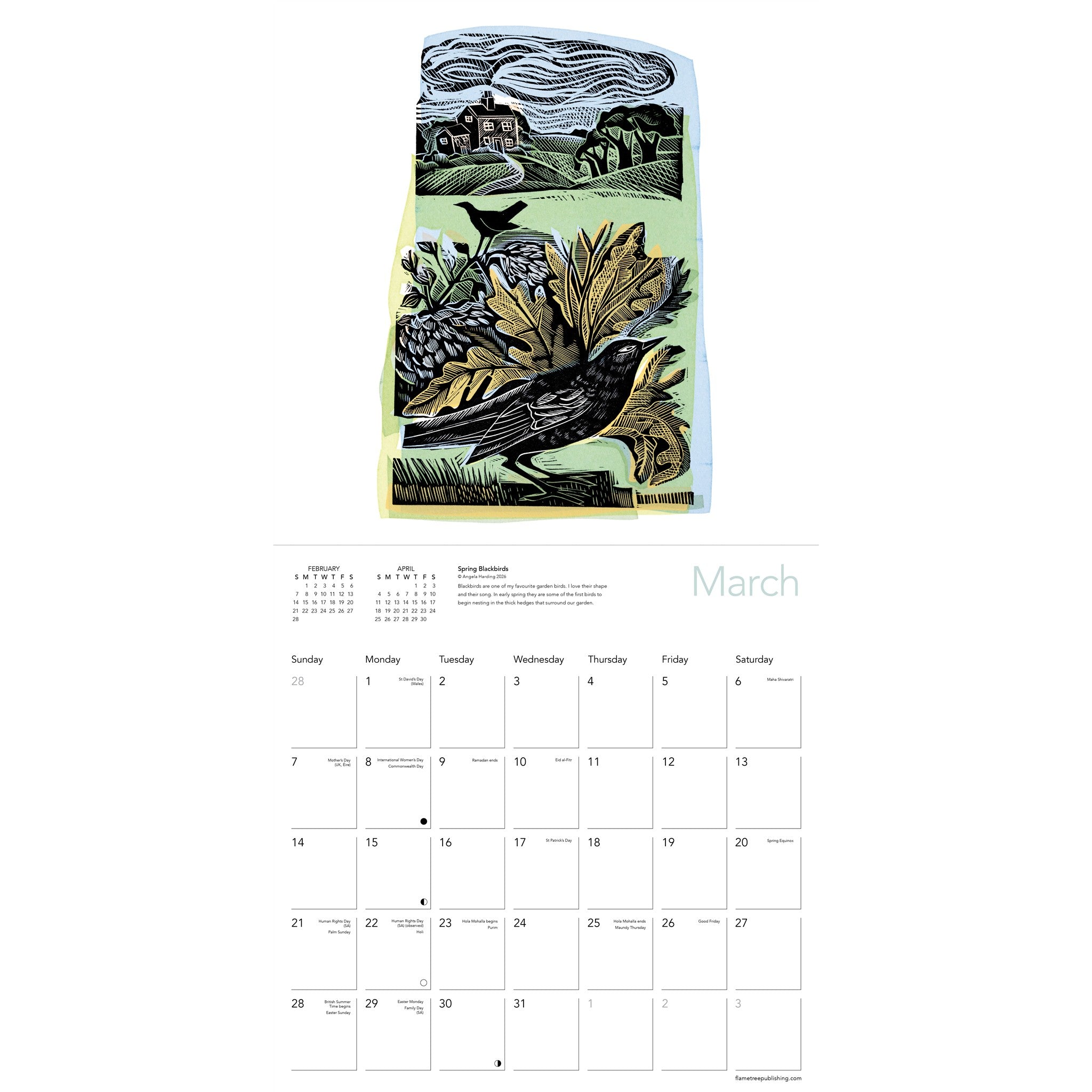 Angela Harding 2027 Wall Calendar - Online Only