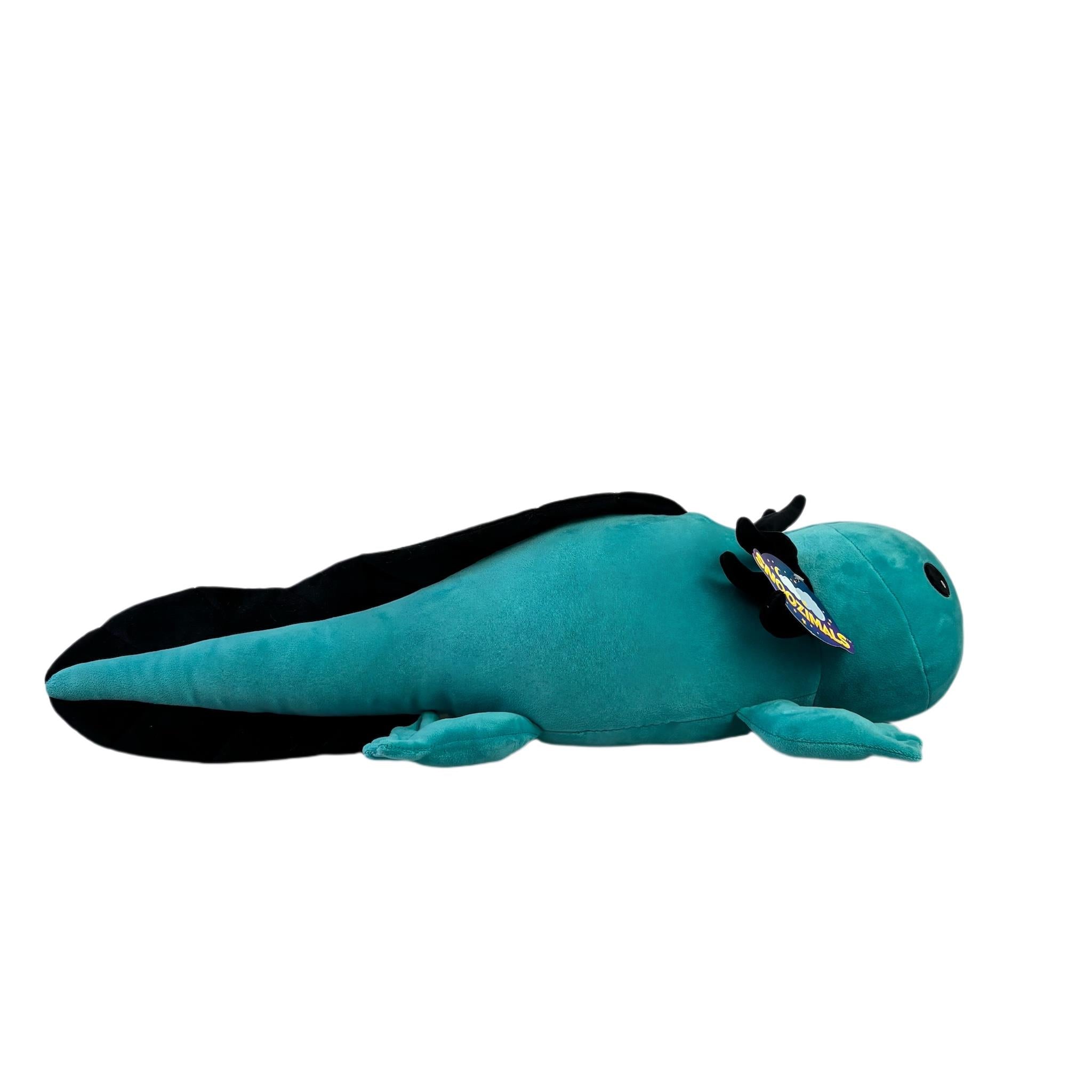 Axolotl Teal Snoozimal 20in Plush