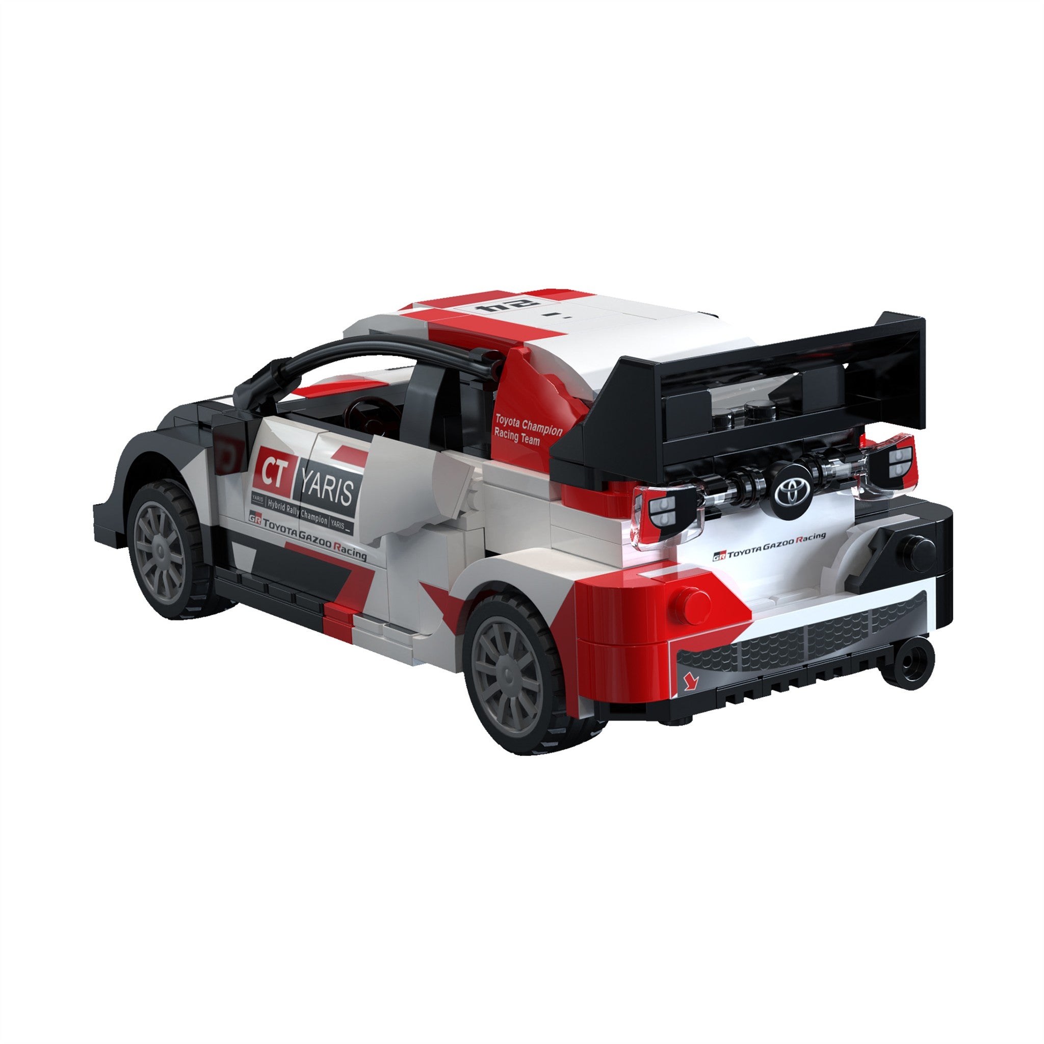 White 1:24 Toyota GR YARIS Rally 1 - 317 Pieces