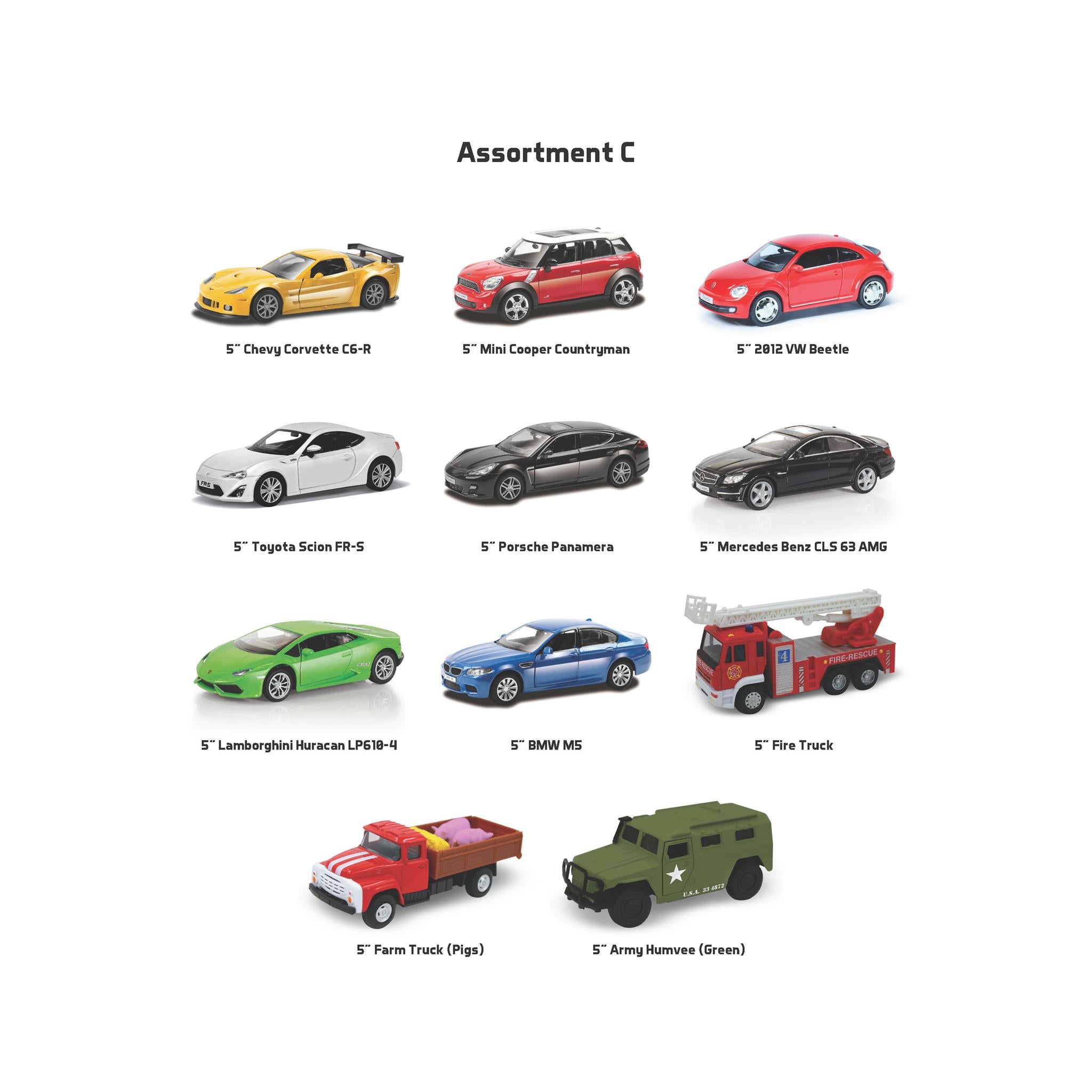 Die Cast Cars Assorted Models (1 Piece)
