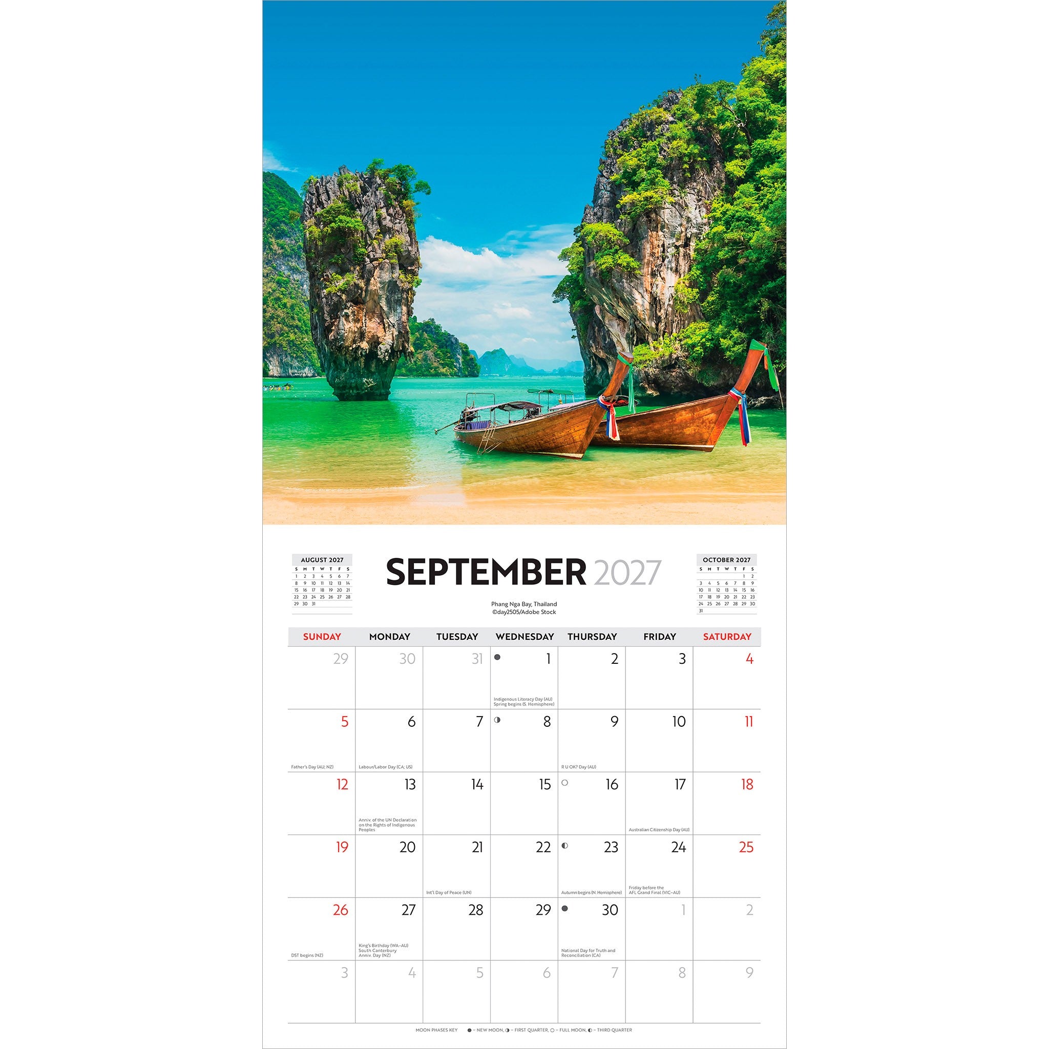 I Love Travel 2027 Wall Calendar