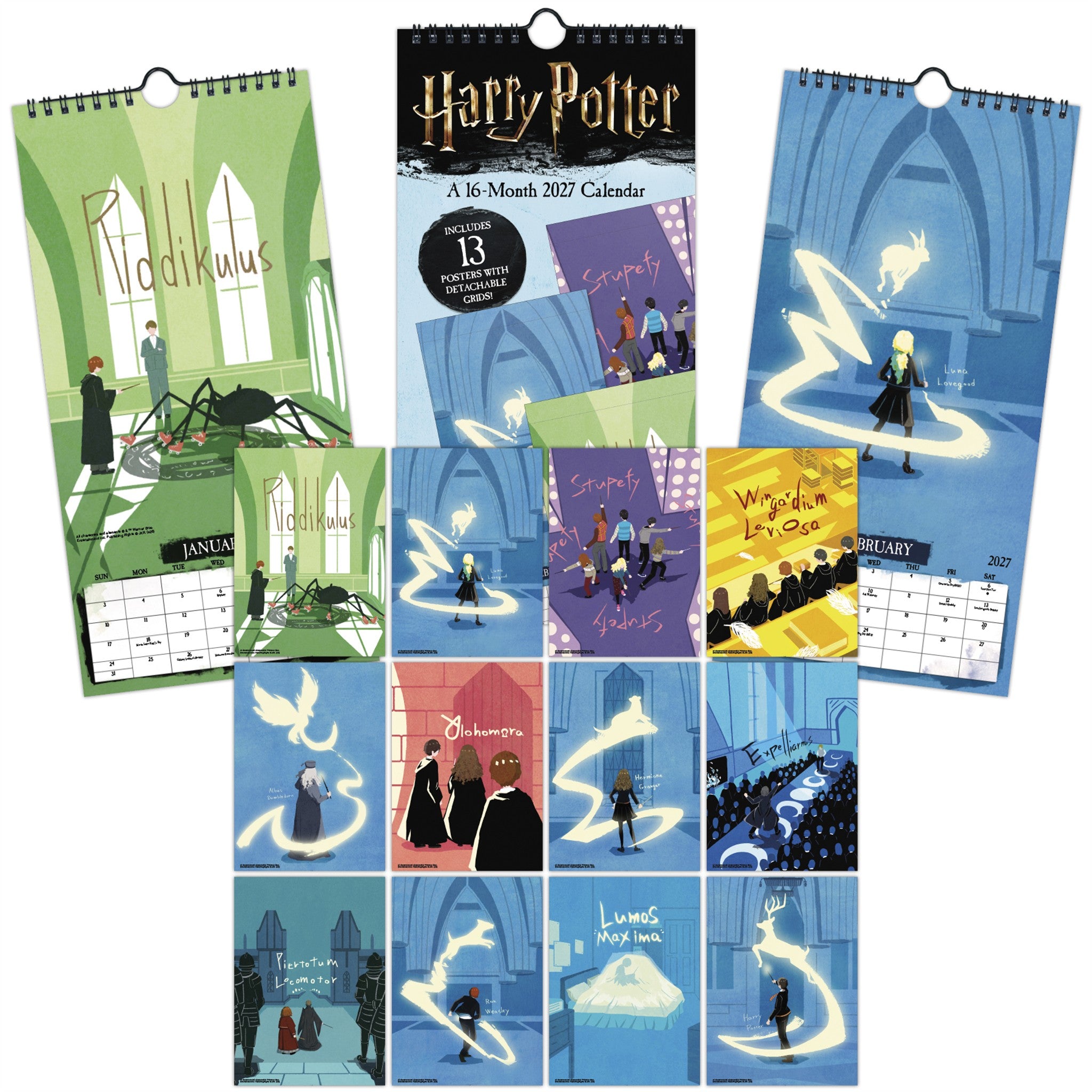 Harry Potter 2027 Slim Calendar - Online Only