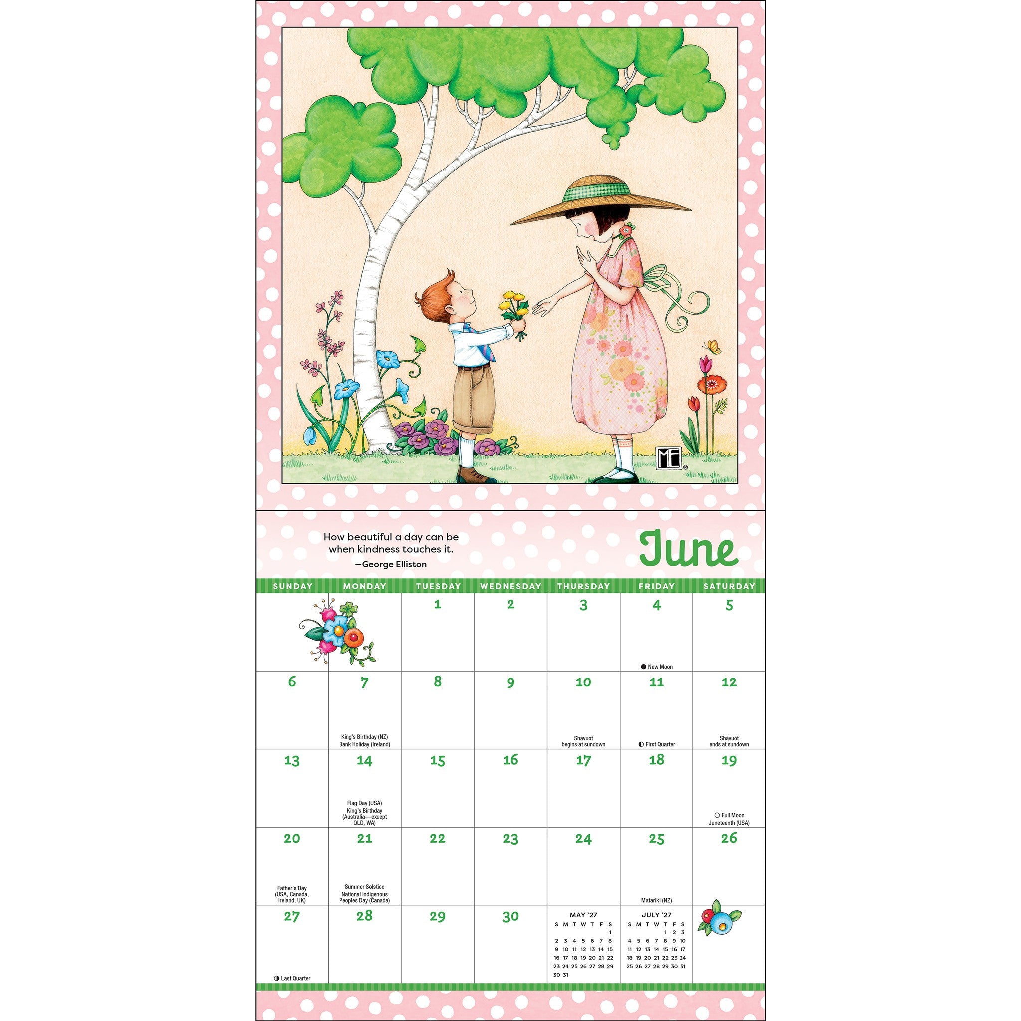 Mary Engelbreit's Kindness is Magic 2027 Mini Calendar - Online Only