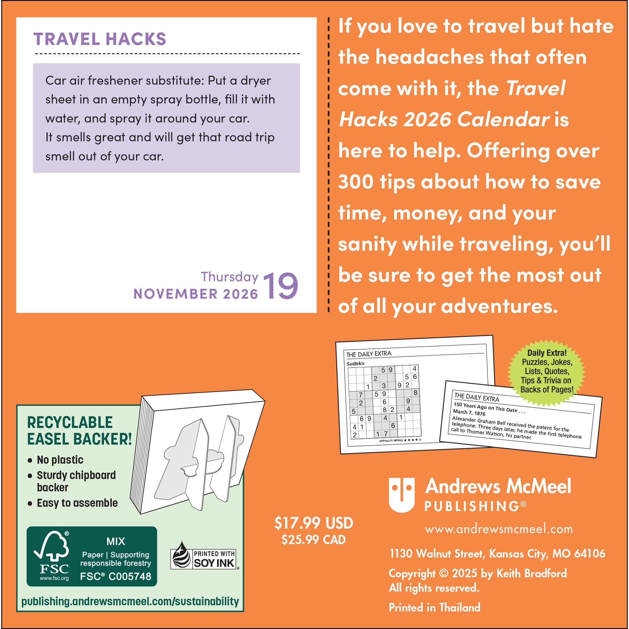 Travel Hacks 2026 Box Calendar - Online Only