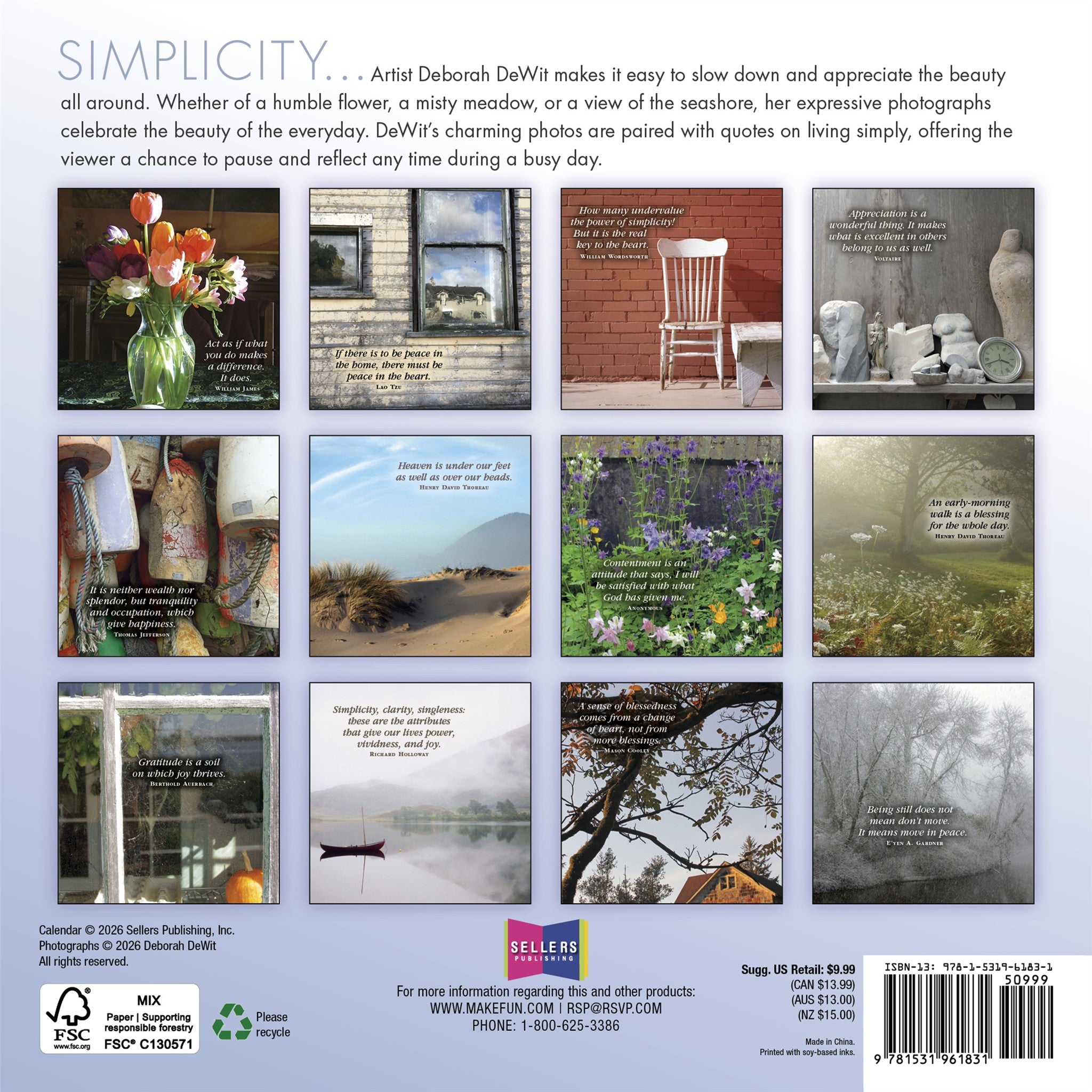 Simplicity 2027 Mini Calendar - Online Only