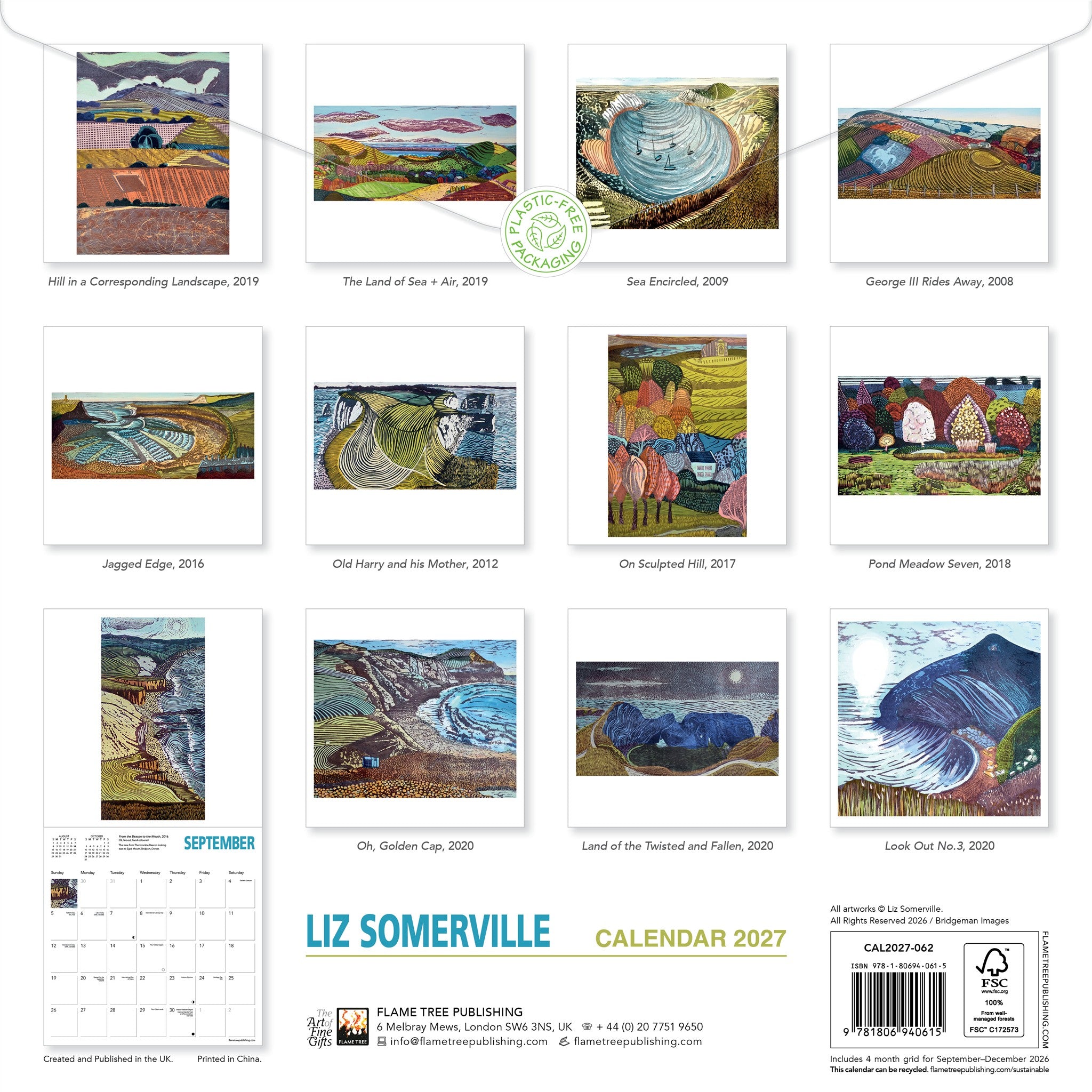 Liz Somerville 2027 Wall Calendar - Online Only