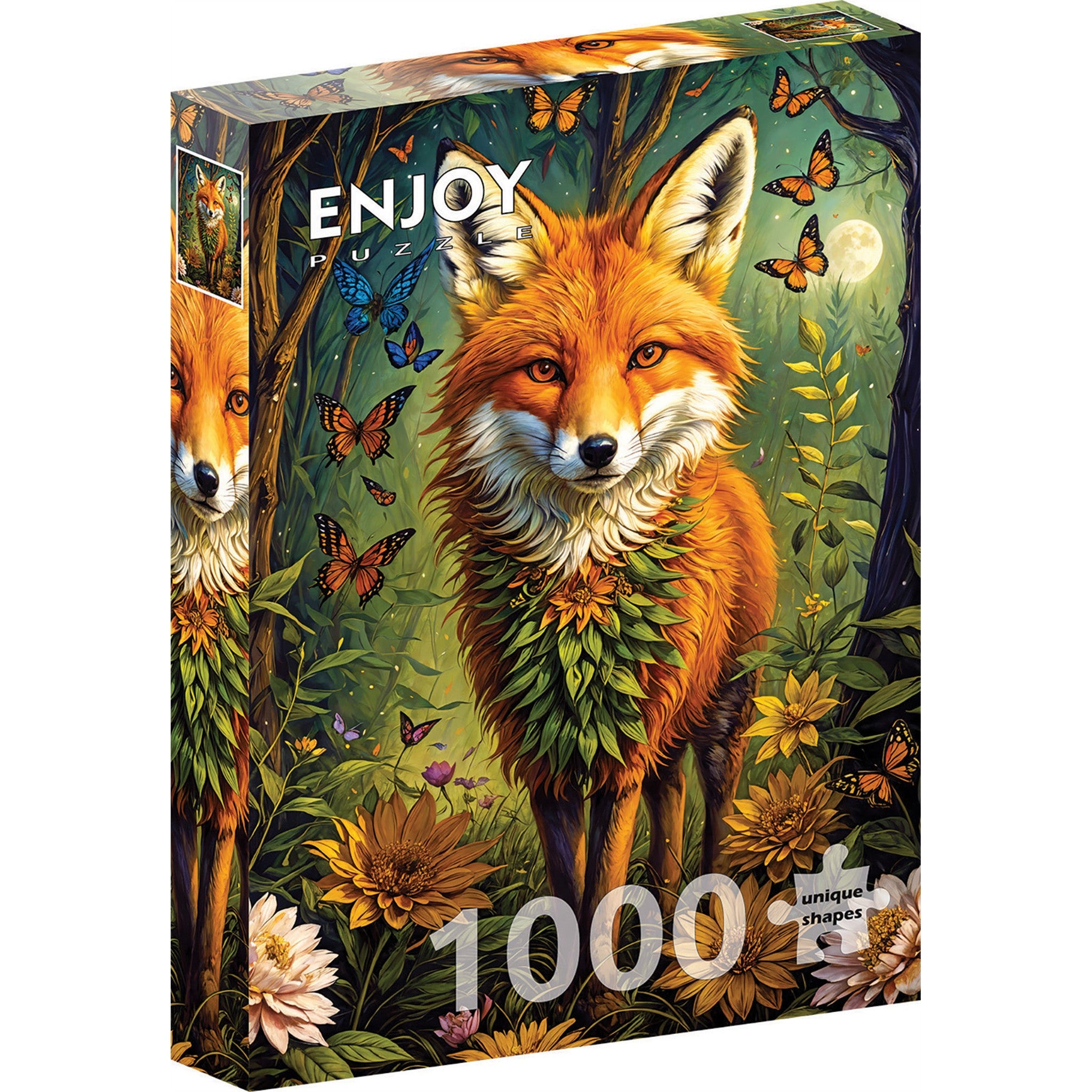 Enchanted Fox 1000 Piece Puzzle - Online Only