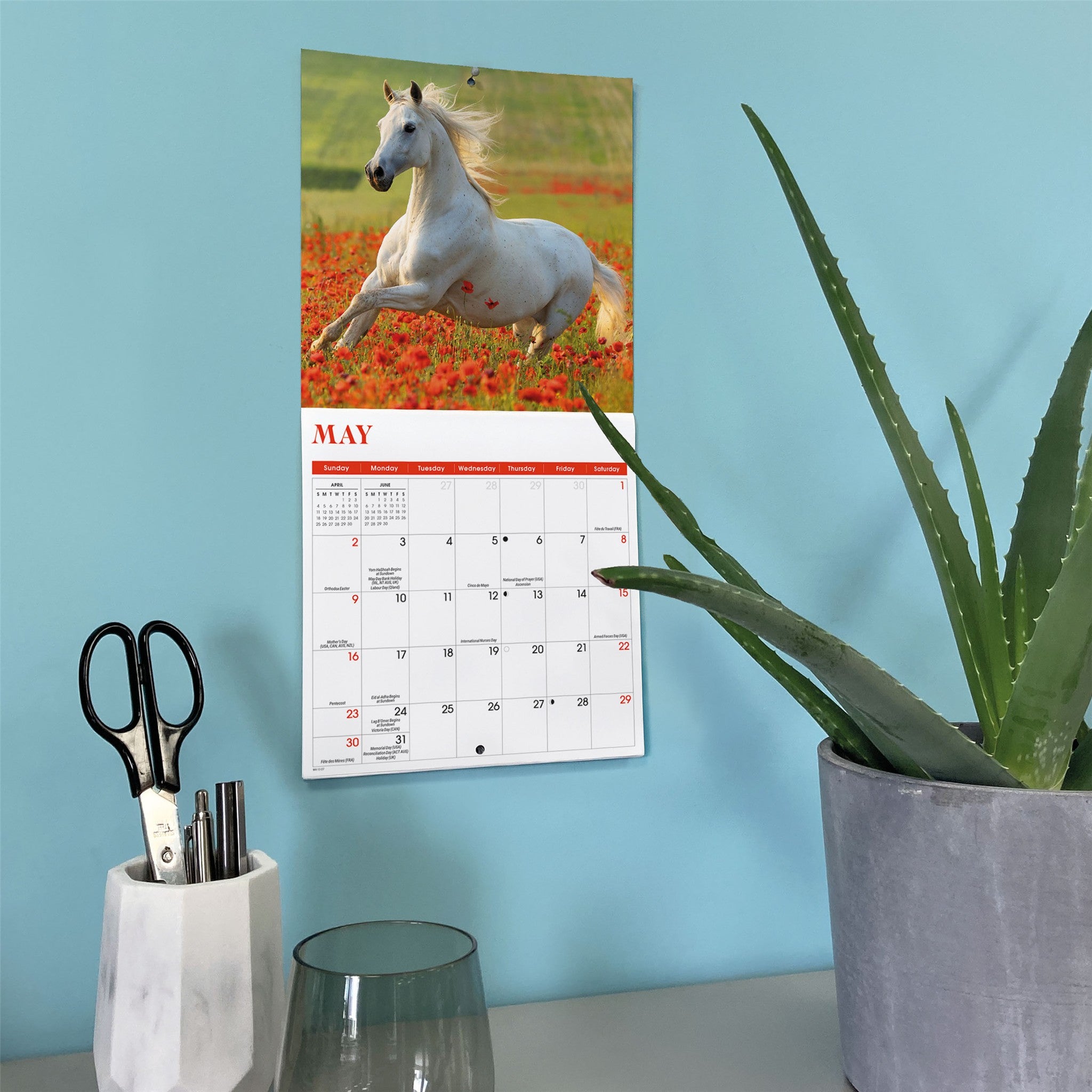 Horses 2027 Mini Calendar