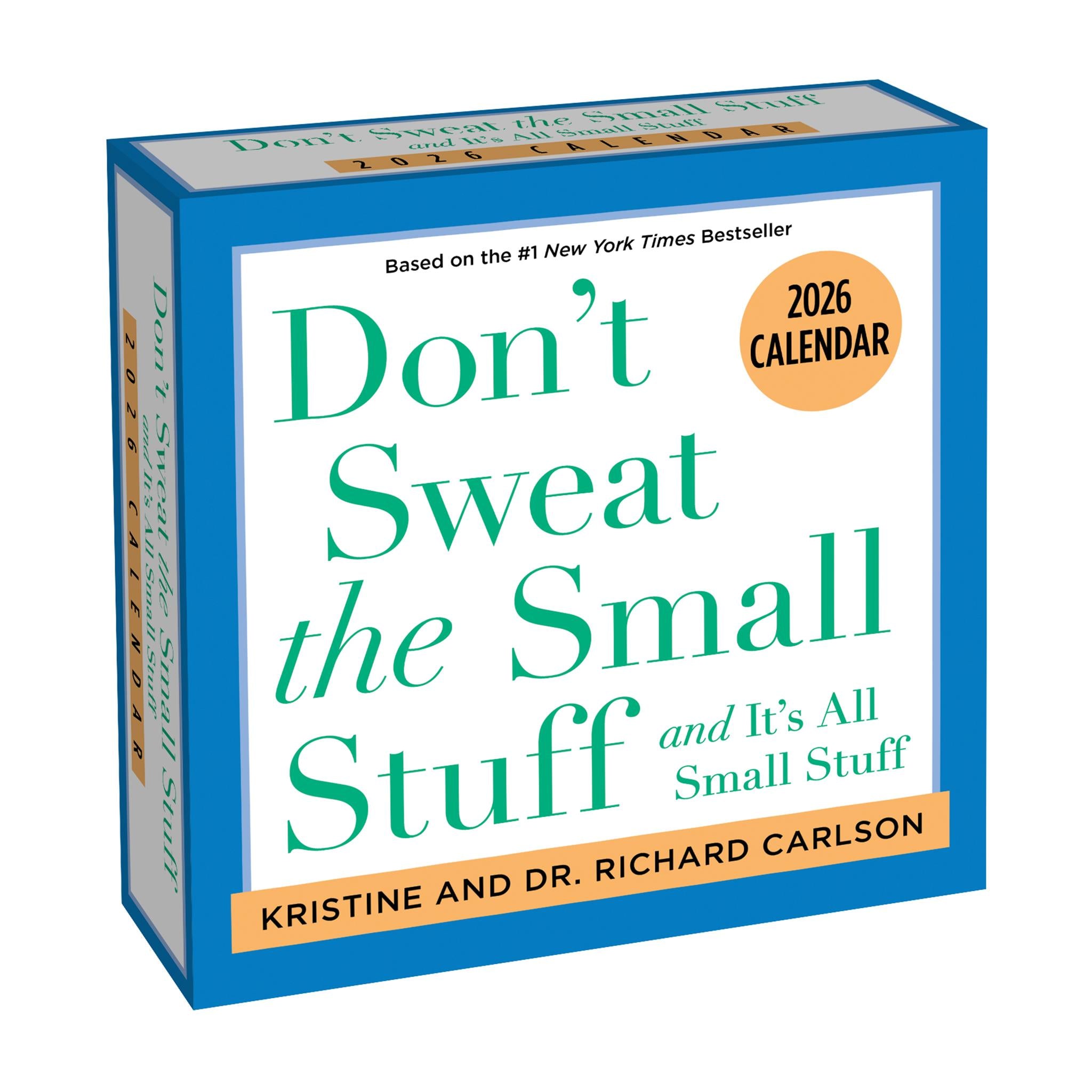 Don't Sweat The Small Stuff 2026 Box Calendar