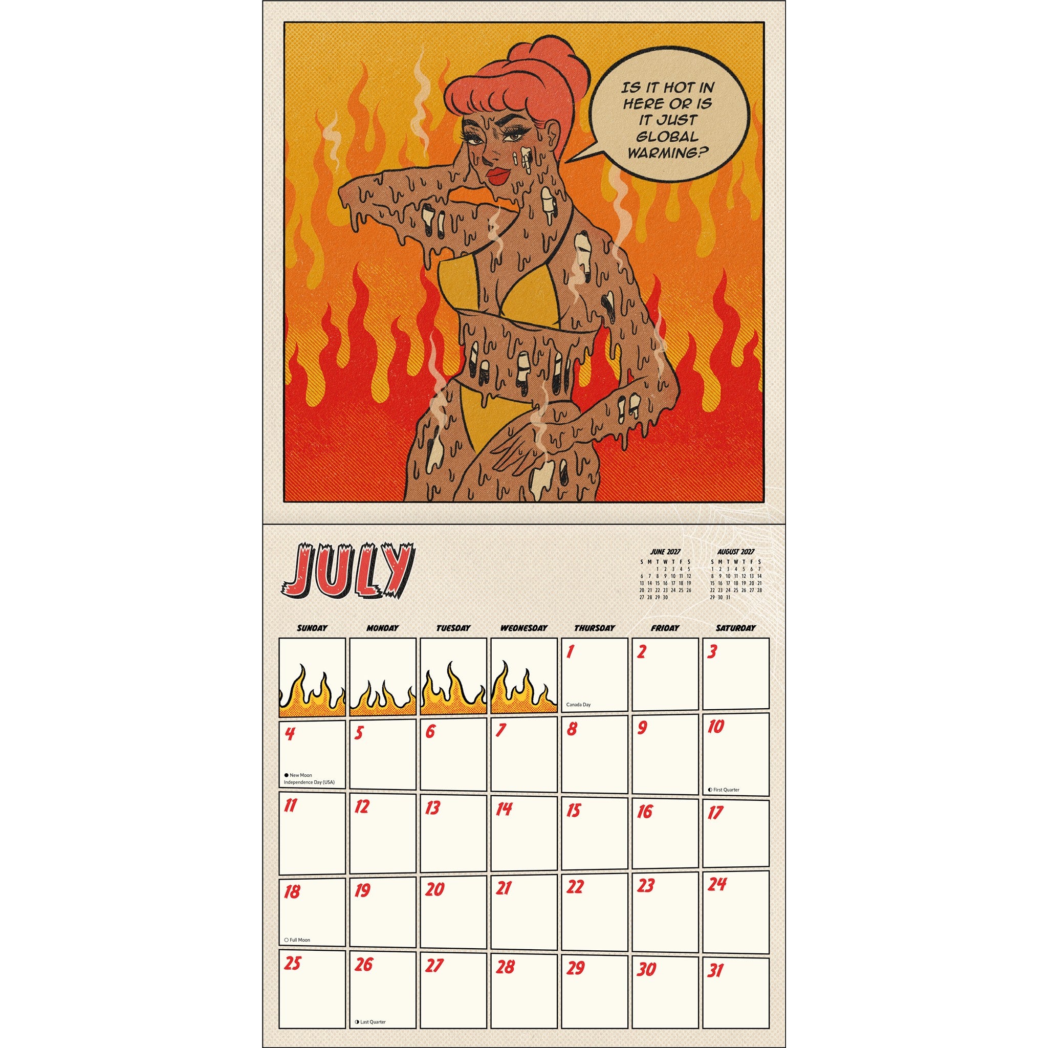 Tragic Girls 2027 Wall Calendar
