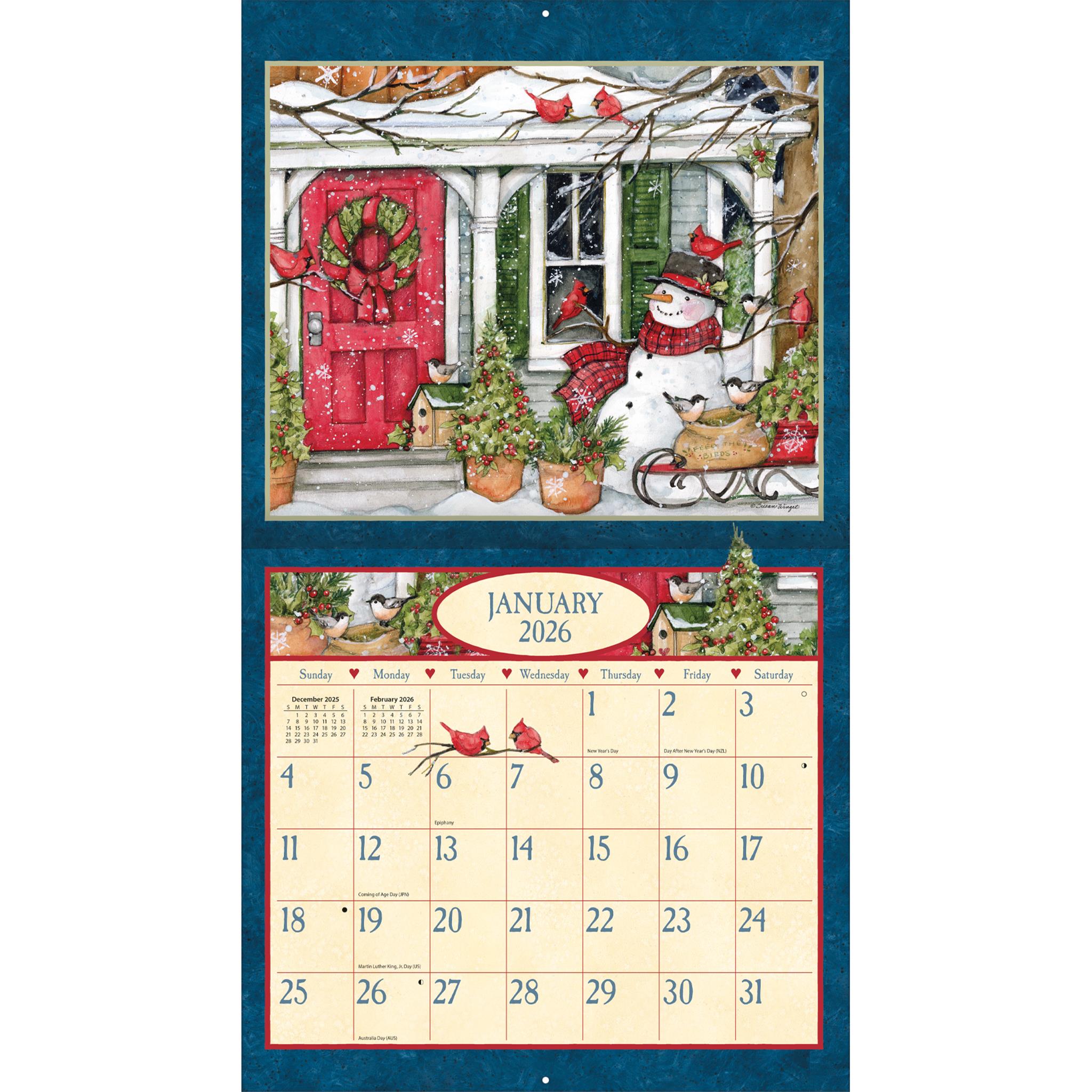 Heart And Home 2026 Deluxe Special Edition Wall Calendar with Print