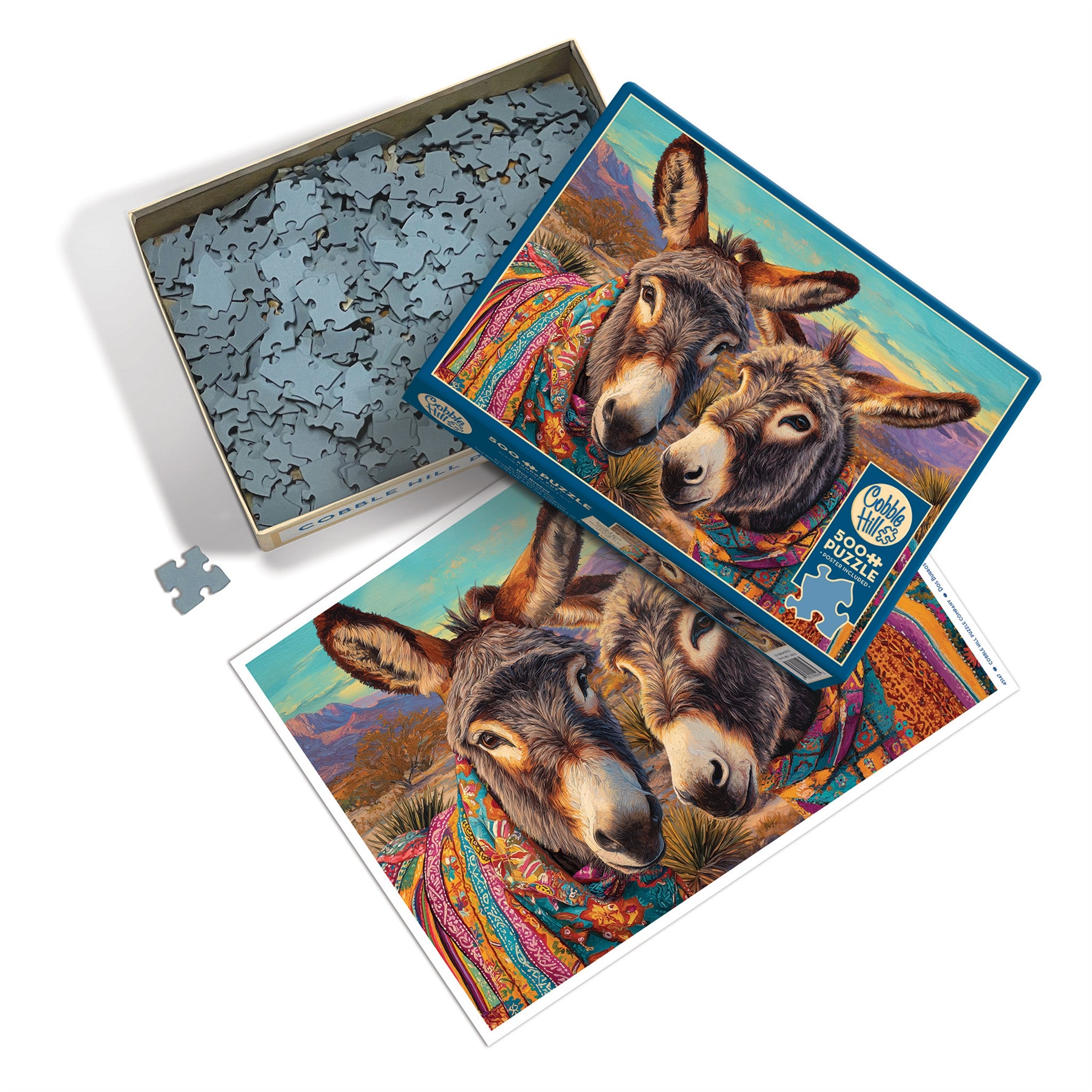 Dos Burros 500 Piece Puzzle