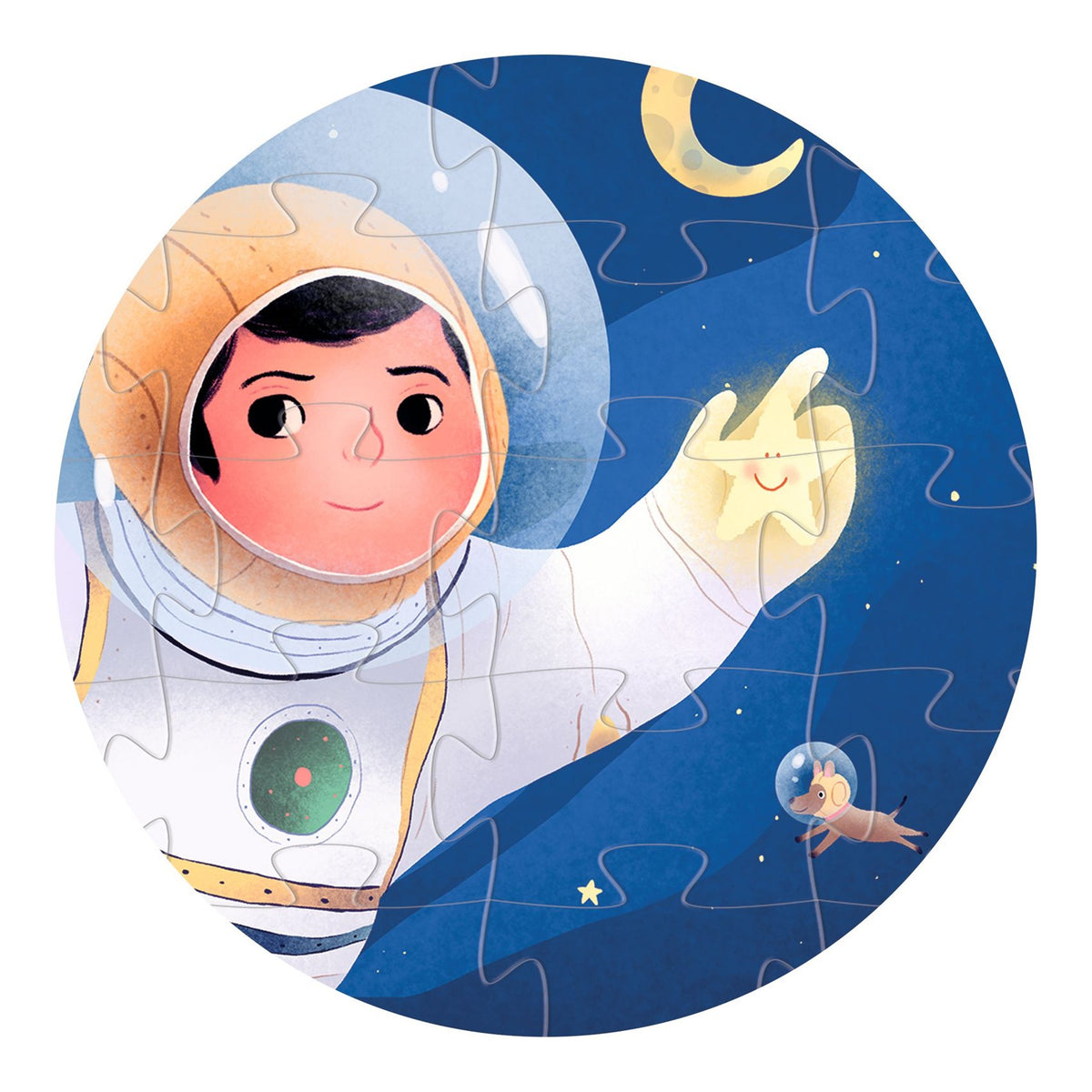 An Astronaut on the Moon 36 Piece Puzzle
