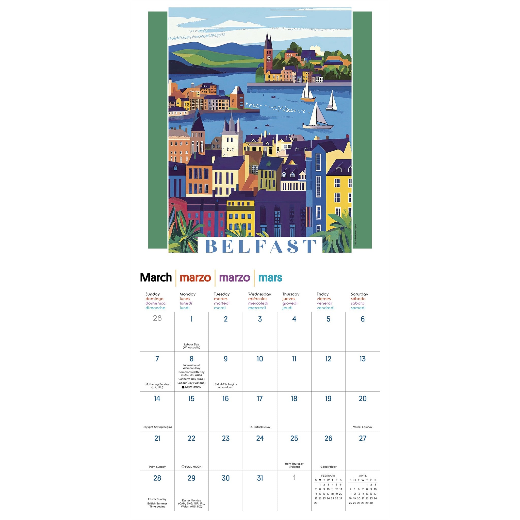 The Art of Travel 2027 Wall Calendar - Online Only