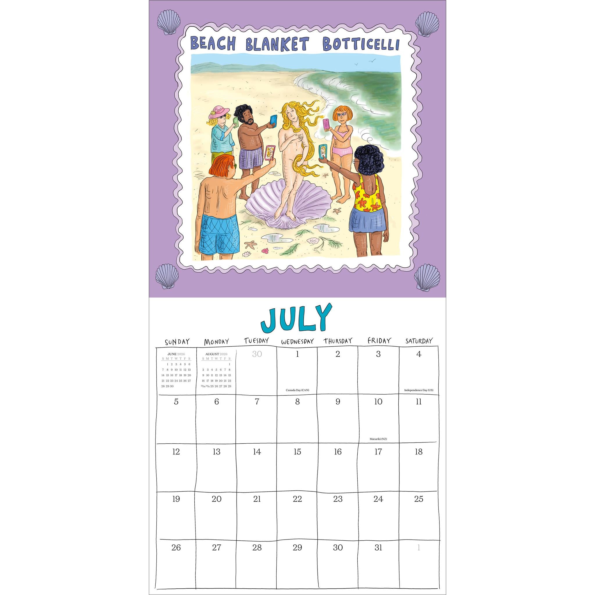 Roz Chast 2026 Wall Calendar - Online Only