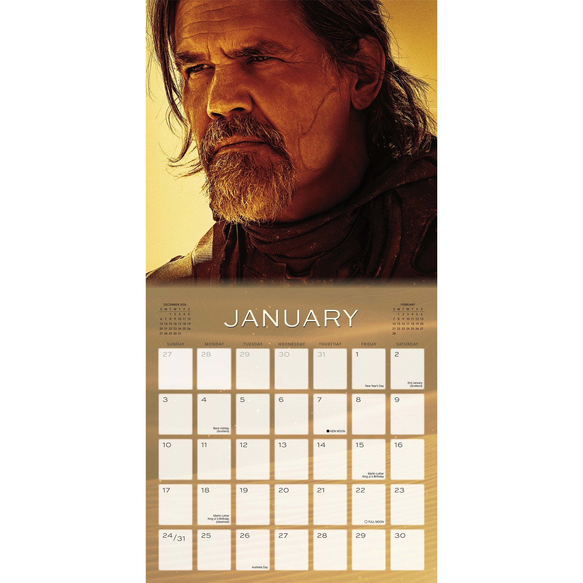 DUNE 2027 Wall Calendar