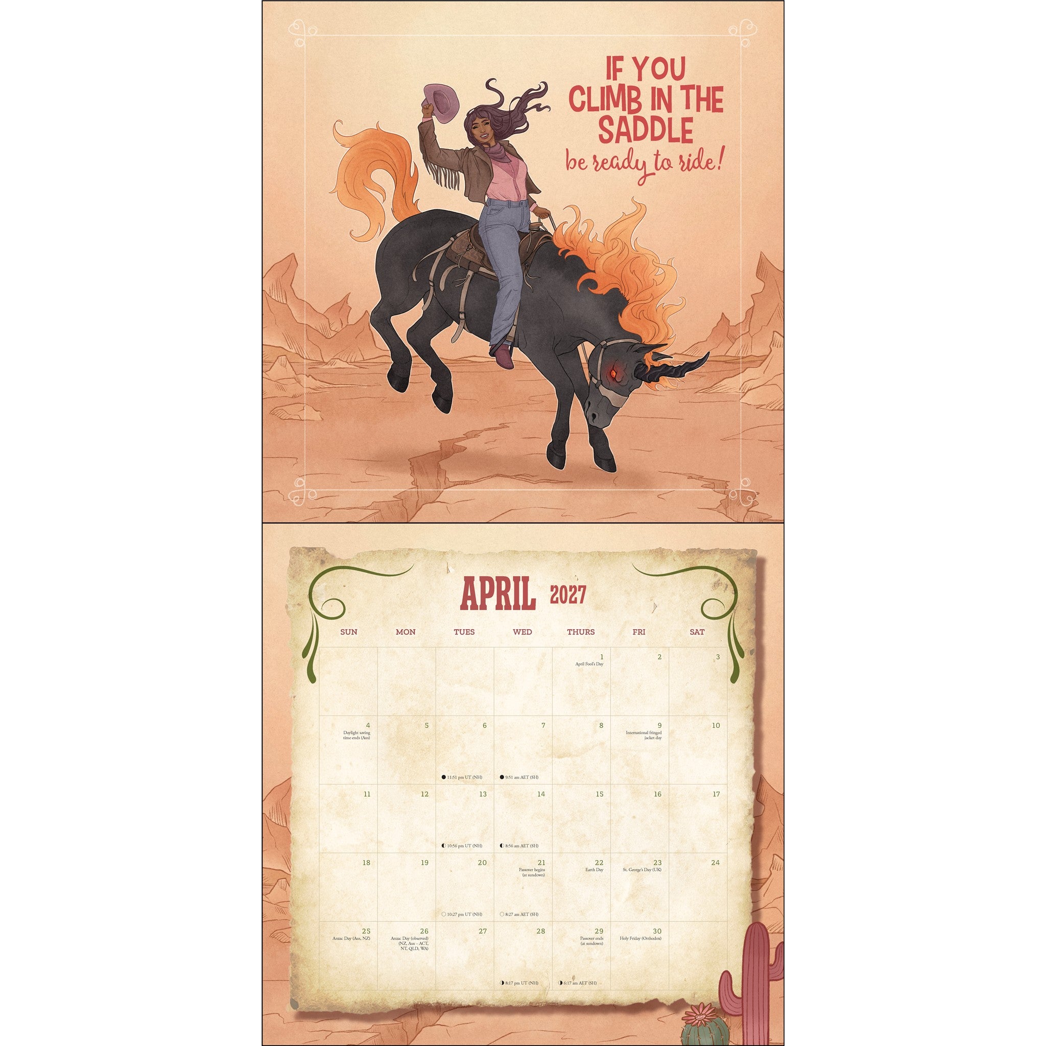 There's a Snake in My Boot 2027 Wall Calendar - Online Only