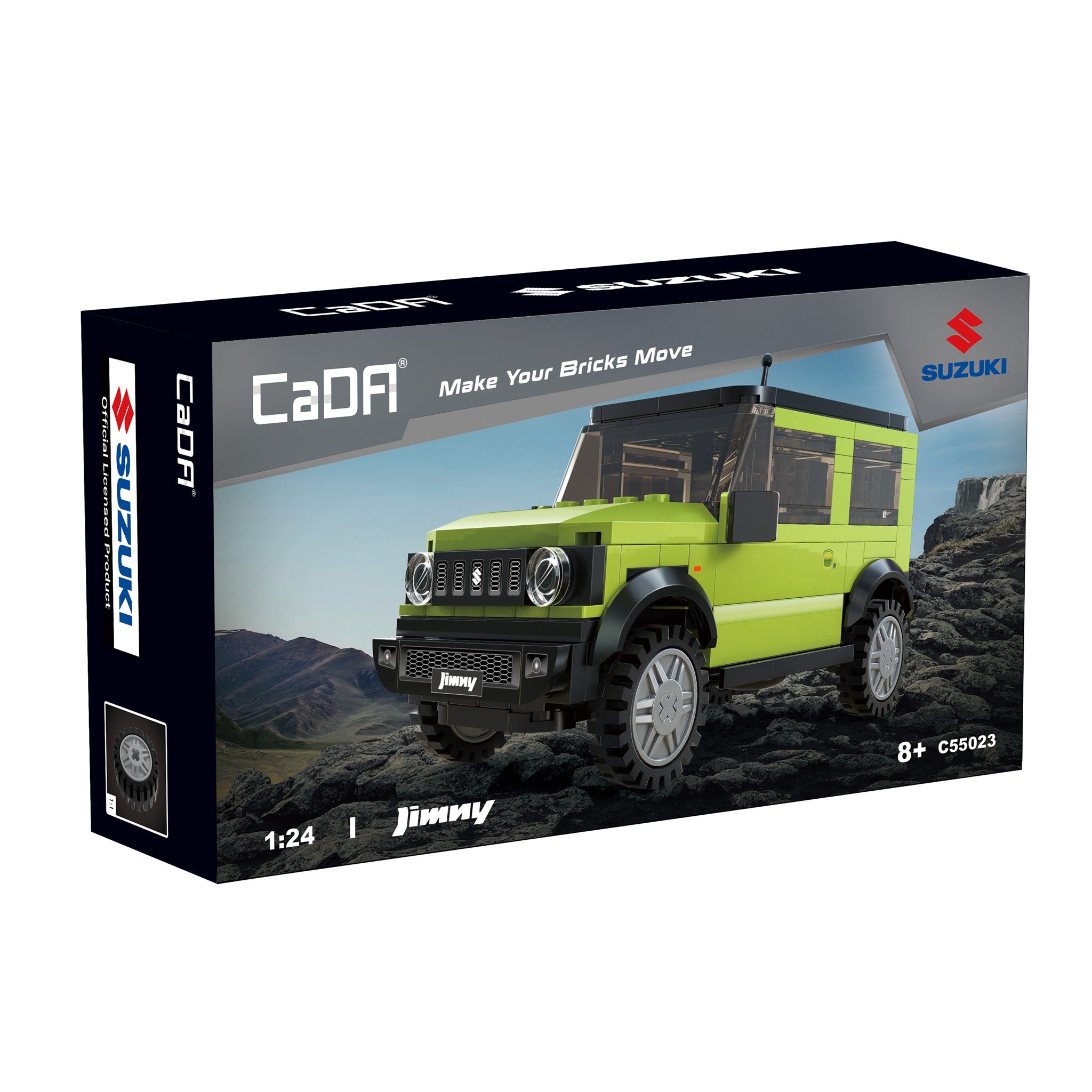 Green 1:24 Suzuki Jimny 192 Pieces