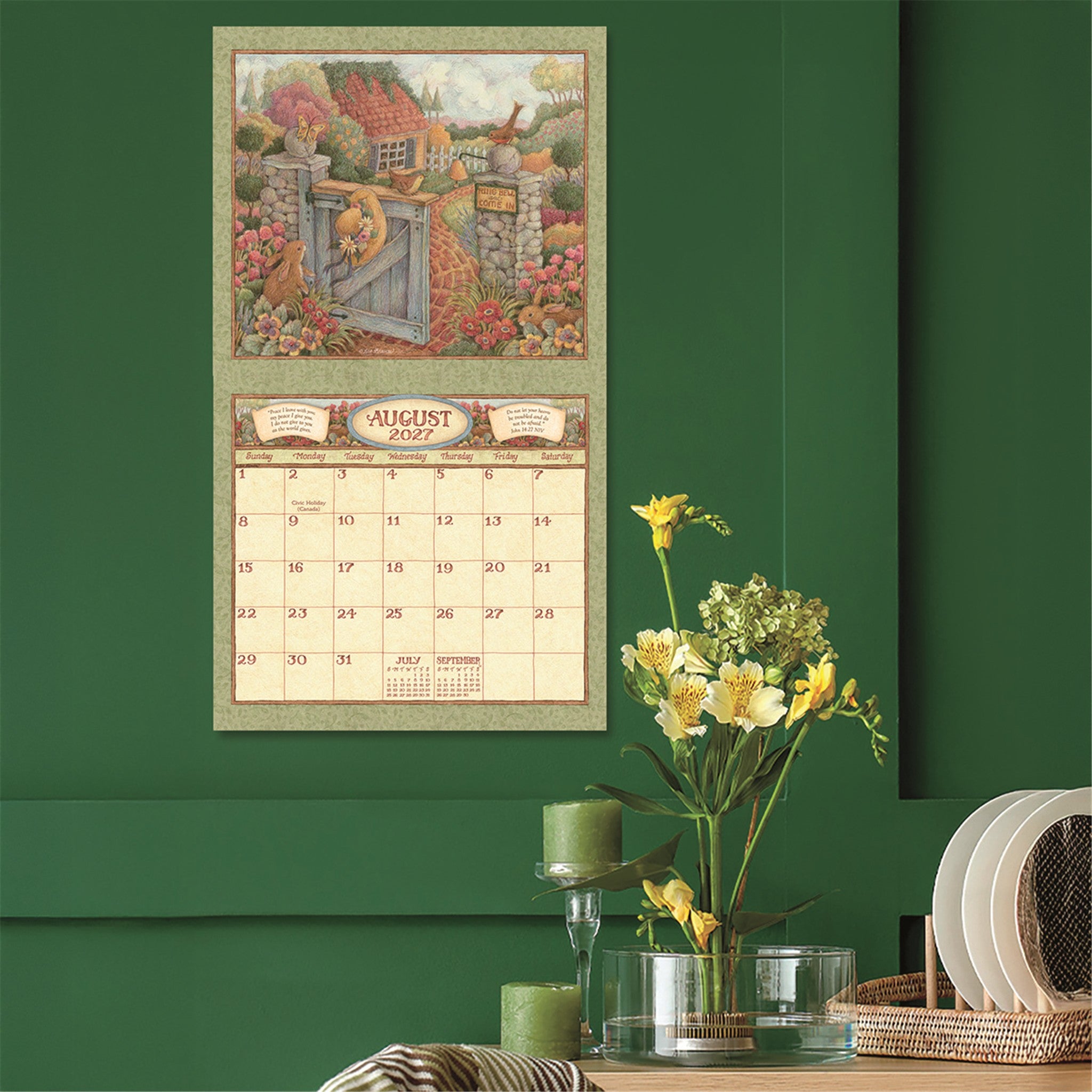 Faithful Moments 2027 Wall Calendar