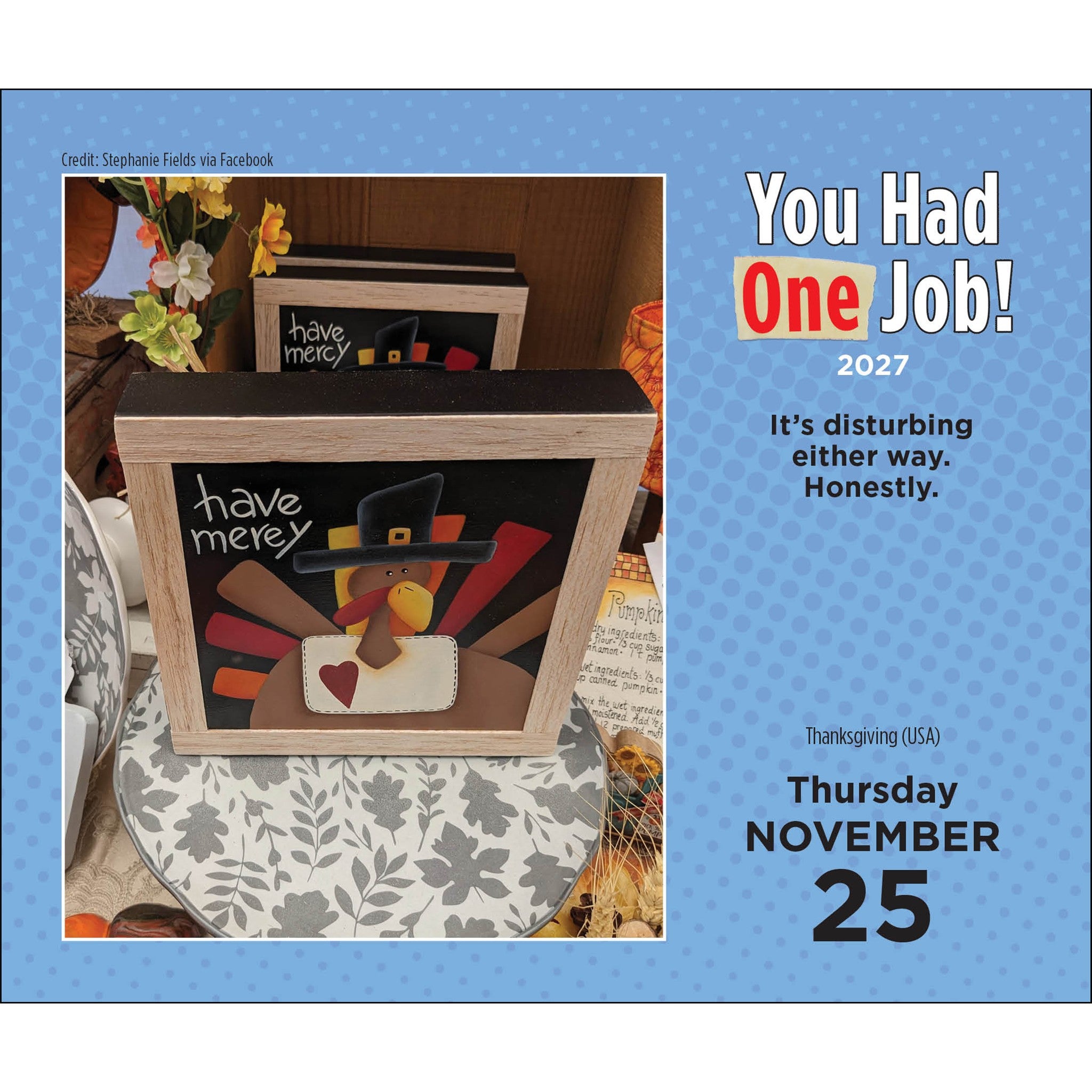 You Had One Job 2027 Box Calendar