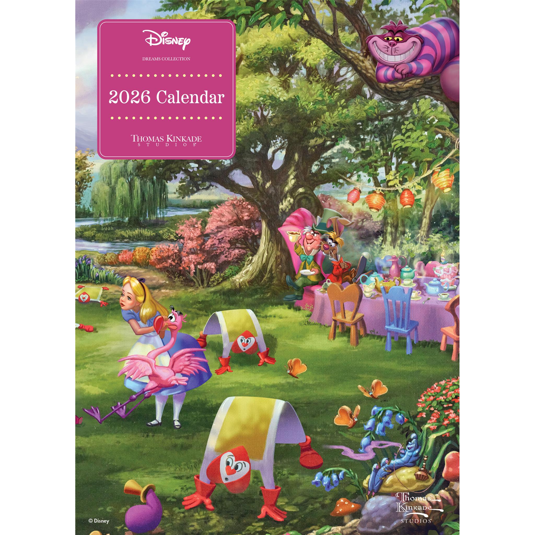 Thomas Kinkade Studios Disney Dreams Collection 2026 Engagement Calendar