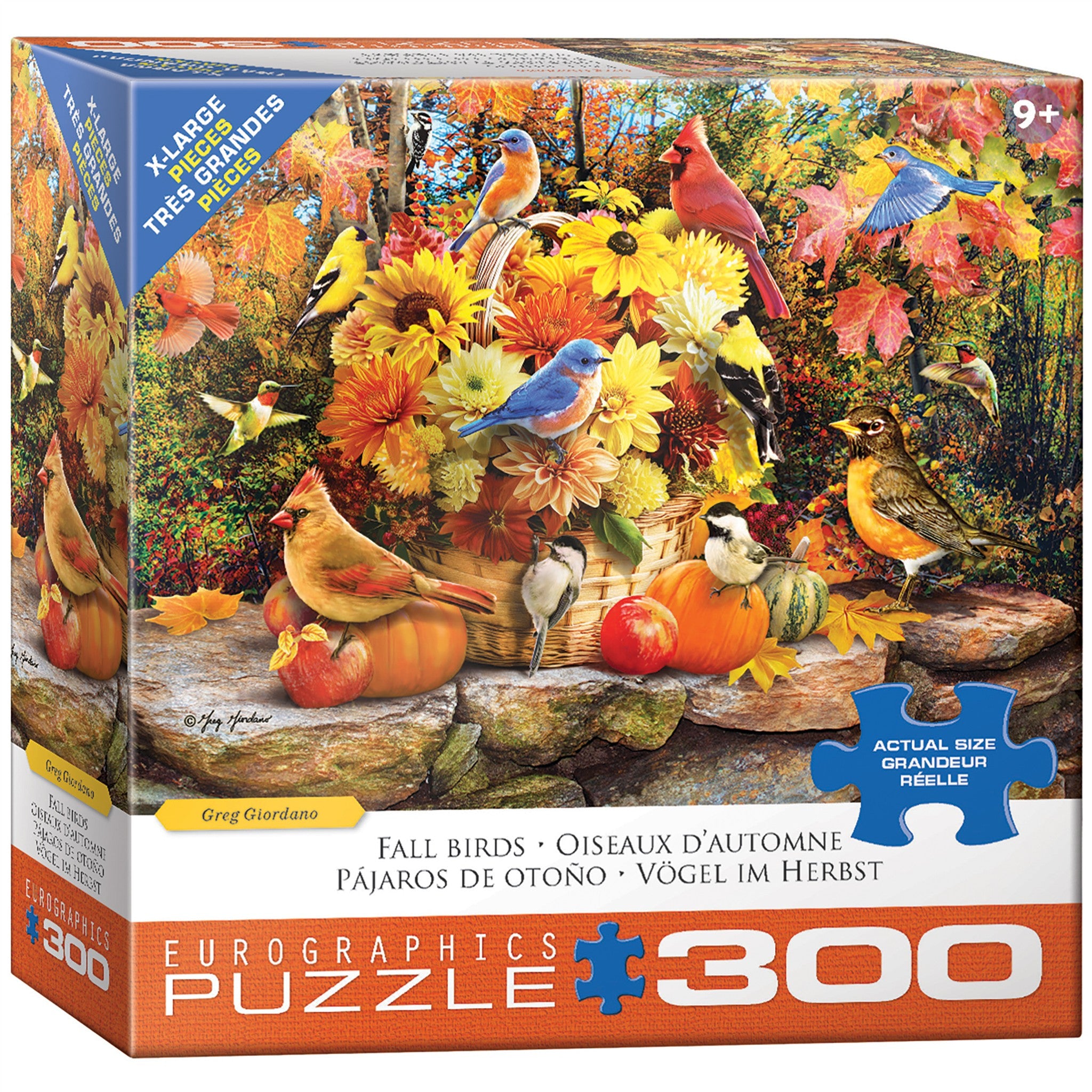 Fall Birds 300 Piece Puzzle