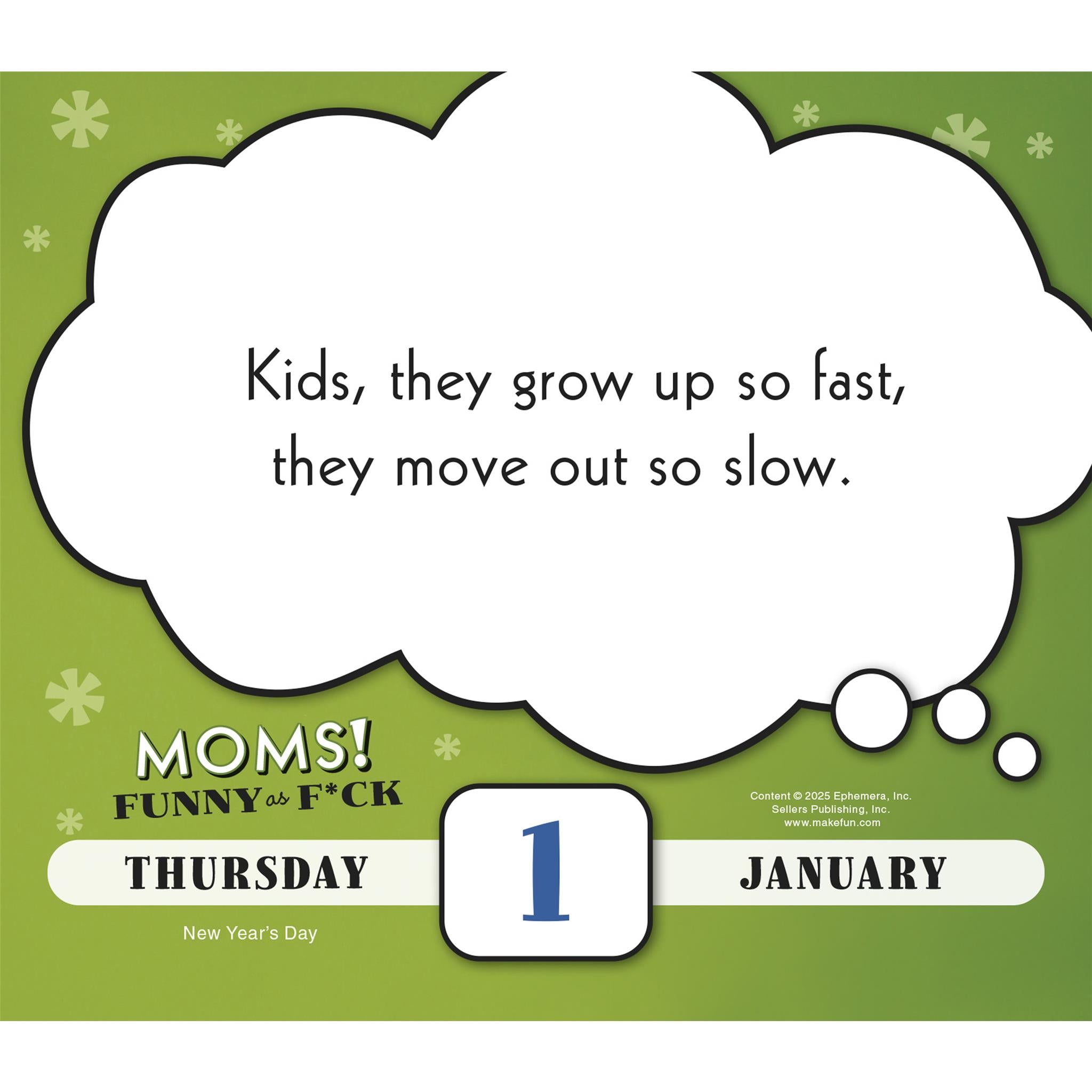 Moms Funny As Fuck 2026 Box Calendar