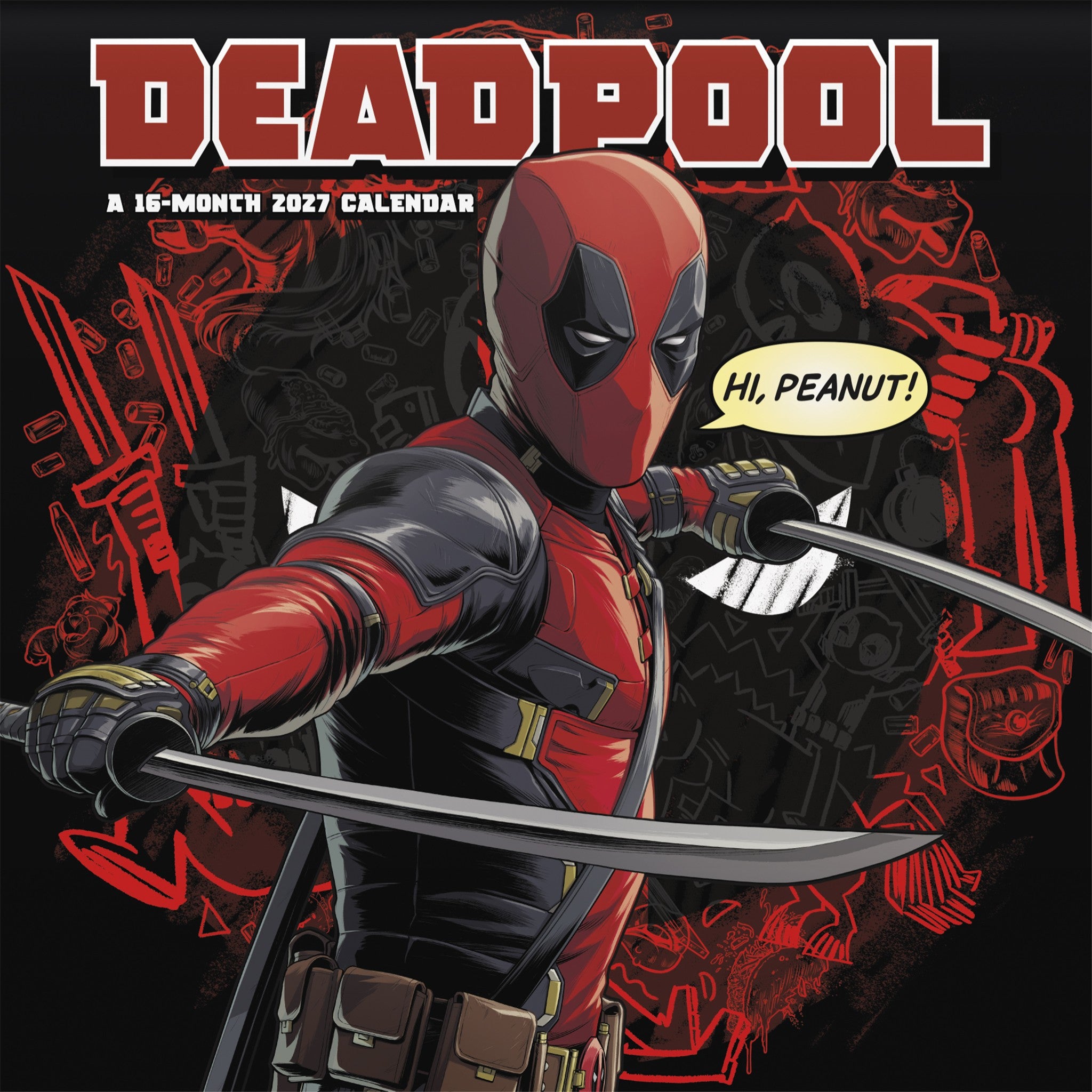 Deadpool 2027 Wall Calendar