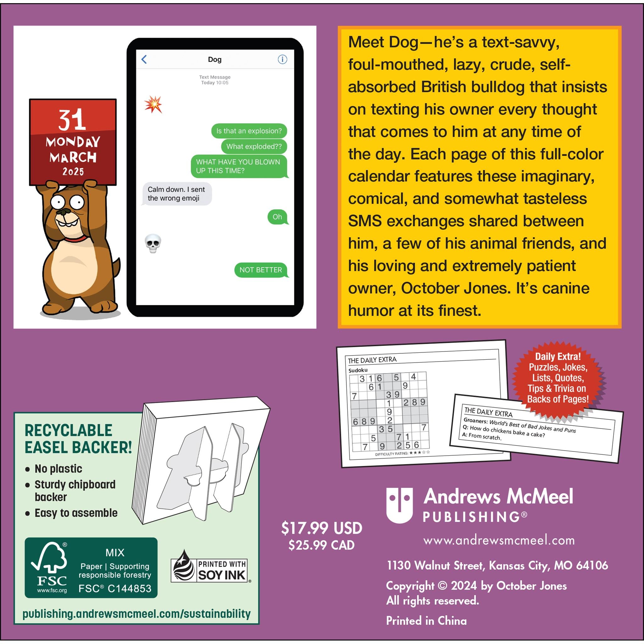 Texts From Dog Box 2025 Calendar