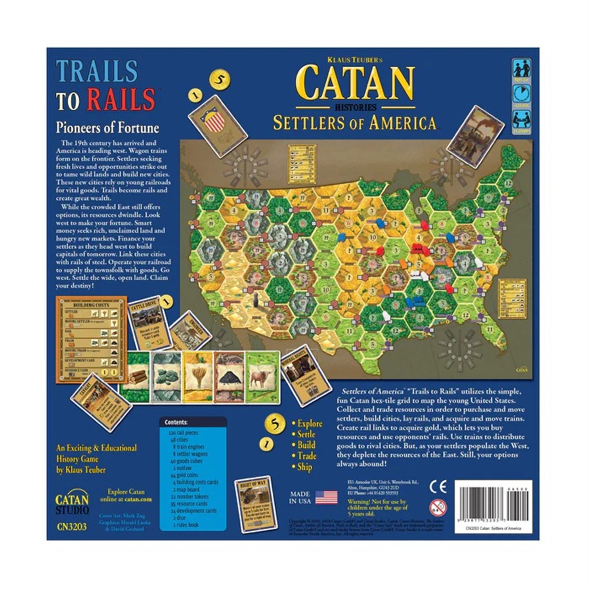 CATAN Histories: Settlers of America - Calendar Club Canada