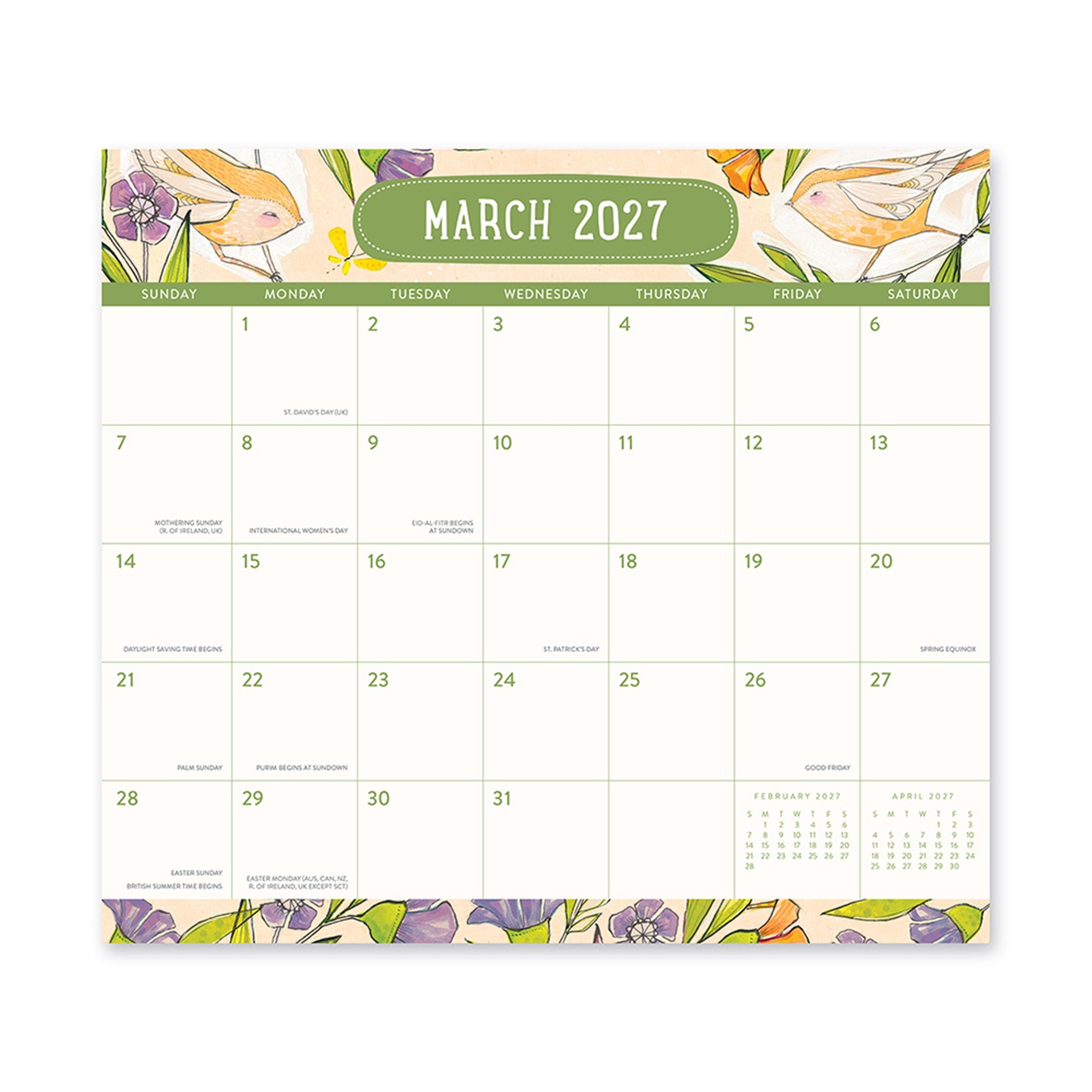 Where Love Grows Magnetic Pad Exclusive 2026-2027 Mini Calendar