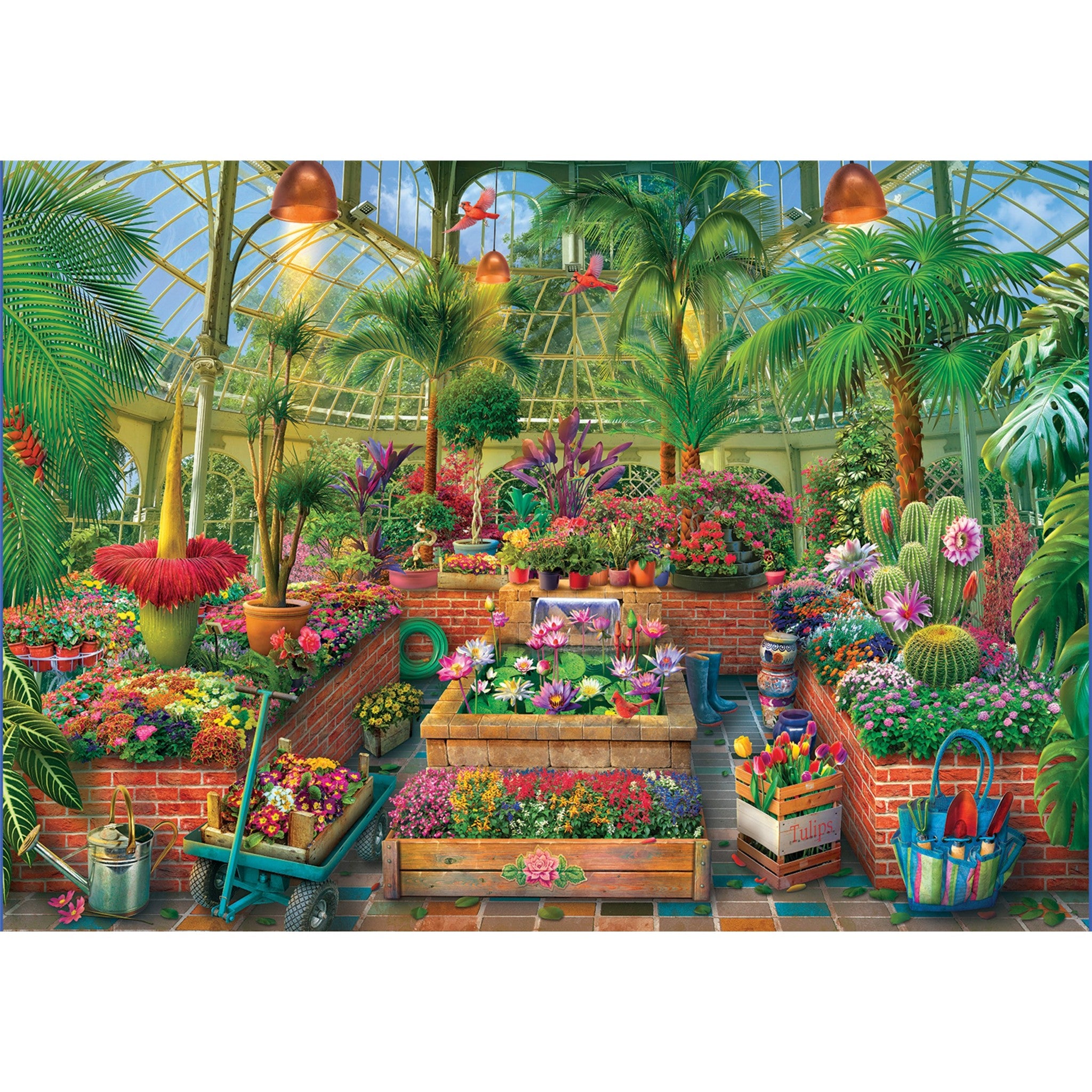Greenhouse Garden 1000 Piece Puzzle