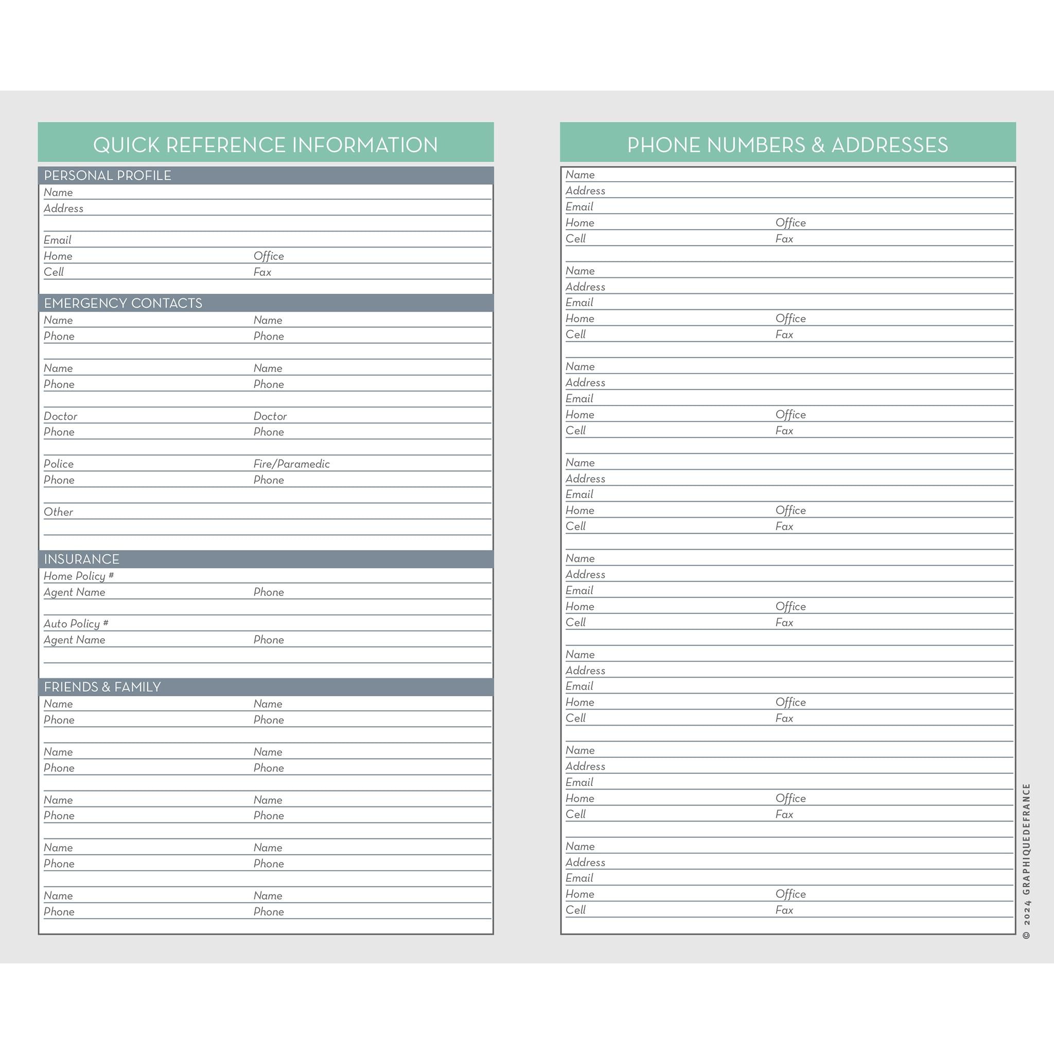 Joyful Landscapes 2 Yr Pocket Planner 2025 Calendar