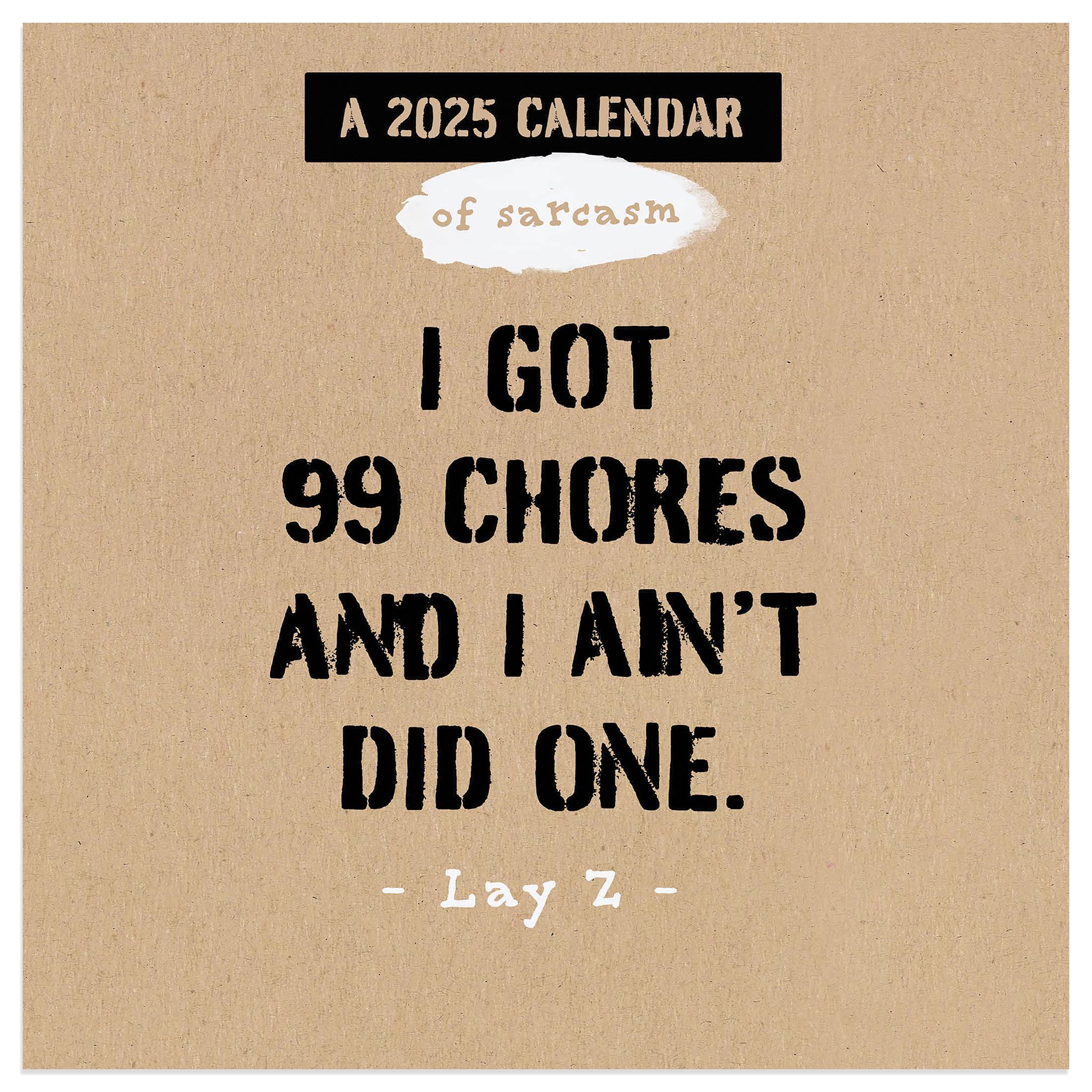 2025 Anti-affirmations Daily Desktop Calendar 