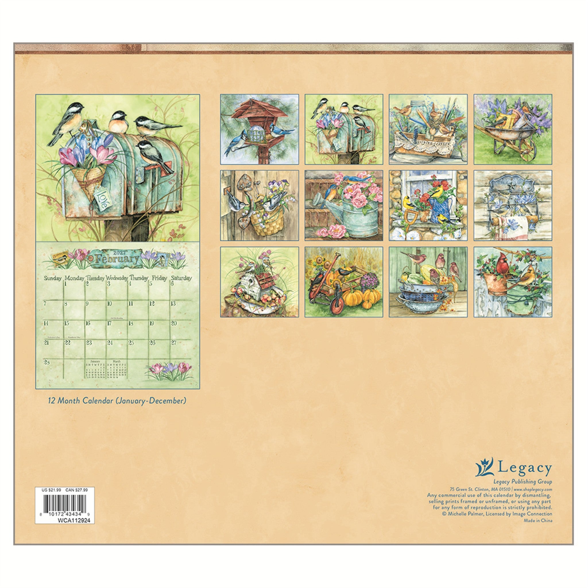 Outside My Window 2027 Wall Calendar - Online Only