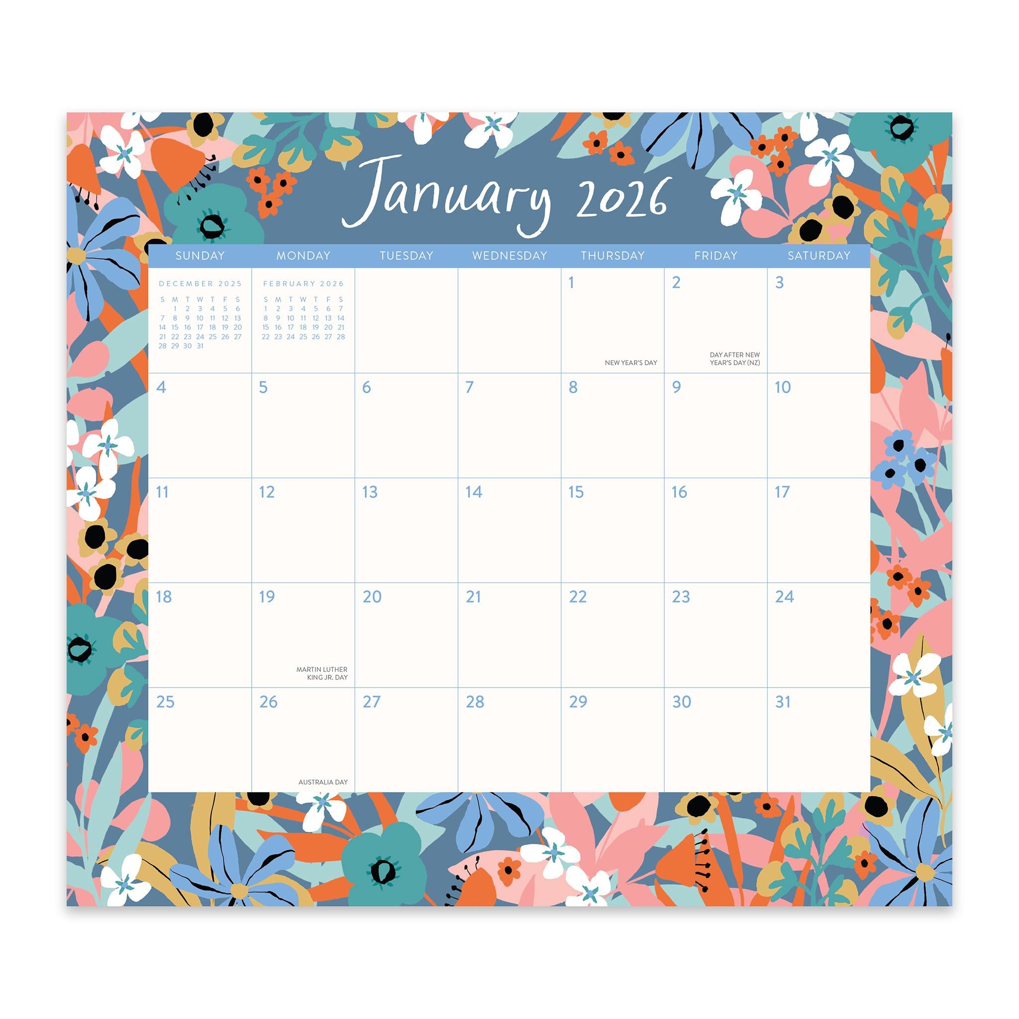 Secret Garden 2025-2026 Exclusive Mini Magnetic Pad Calendar