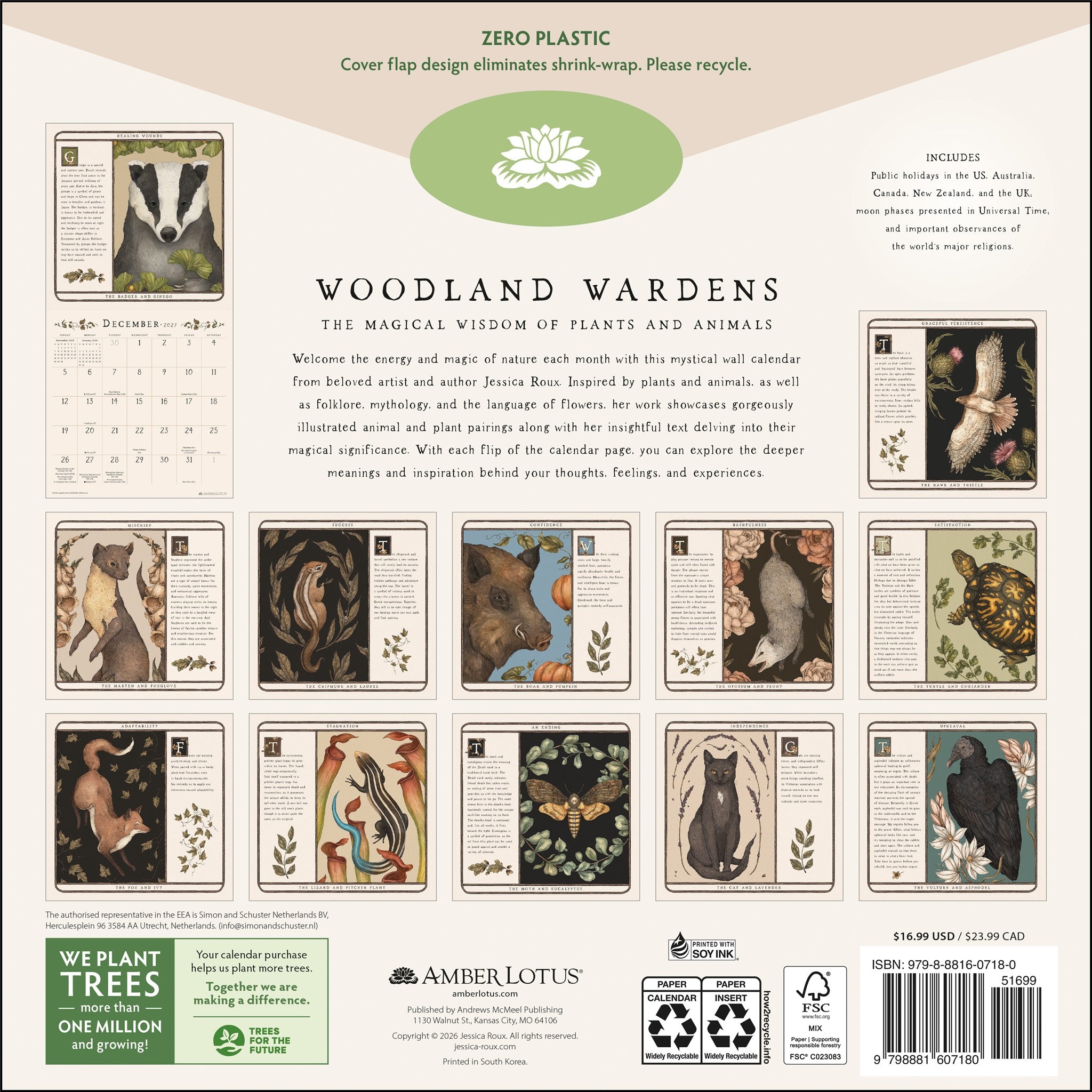 Woodland Wardens 2027 Wall Calendar - Online Only