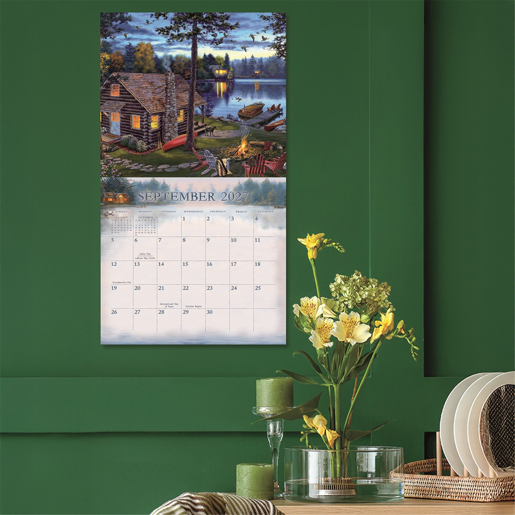 Cabin View Special Edition 2027 Wall Calendar
