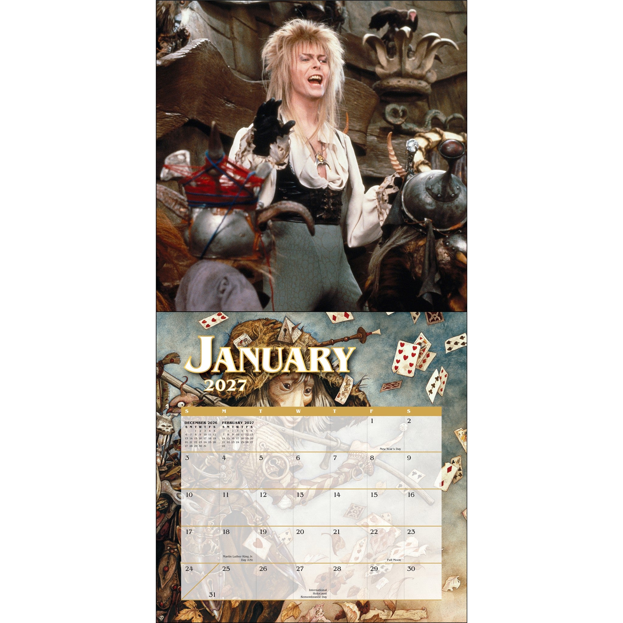 Jim Henson’s Labyrinth 2027 Wall Calendar