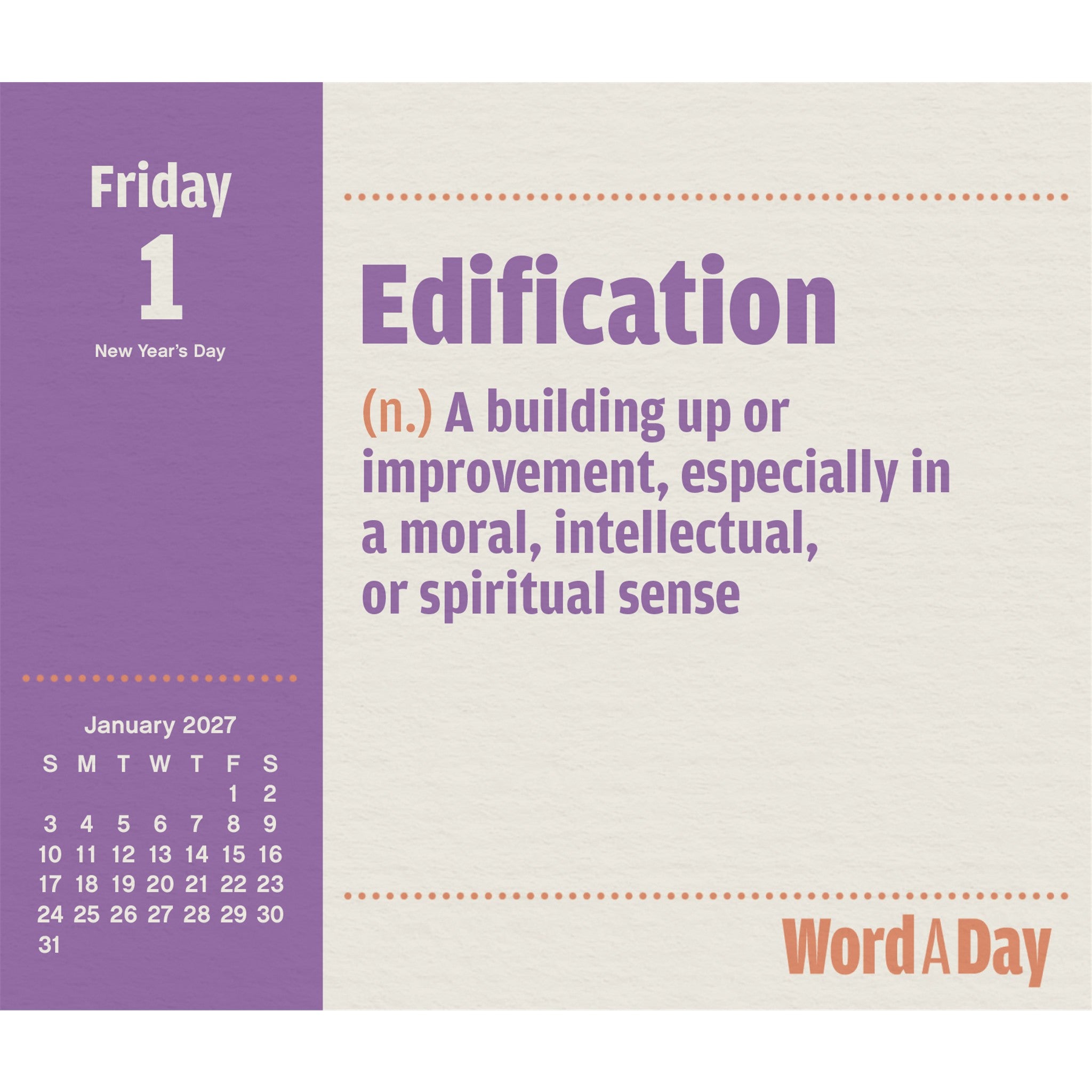 Word a Day 2027 Box Calendar - Online Only