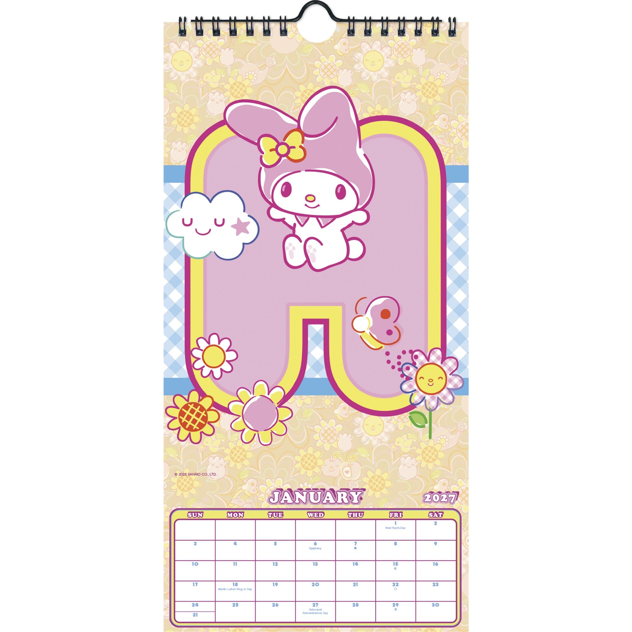 Hello Kitty and Friends 2027 Slim Calendar