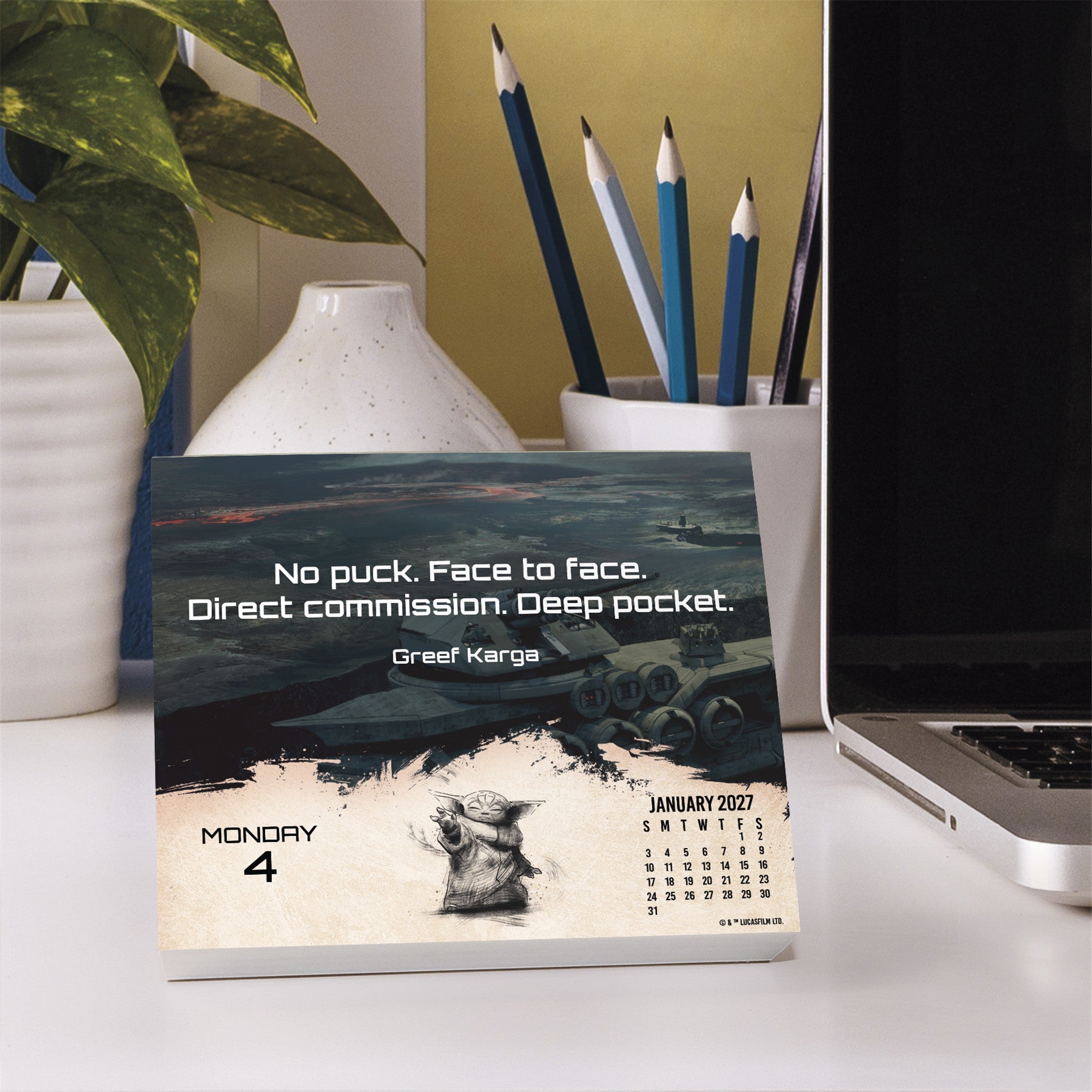 Star Wars Mandalorian 2027 Box Calendar - Online Only