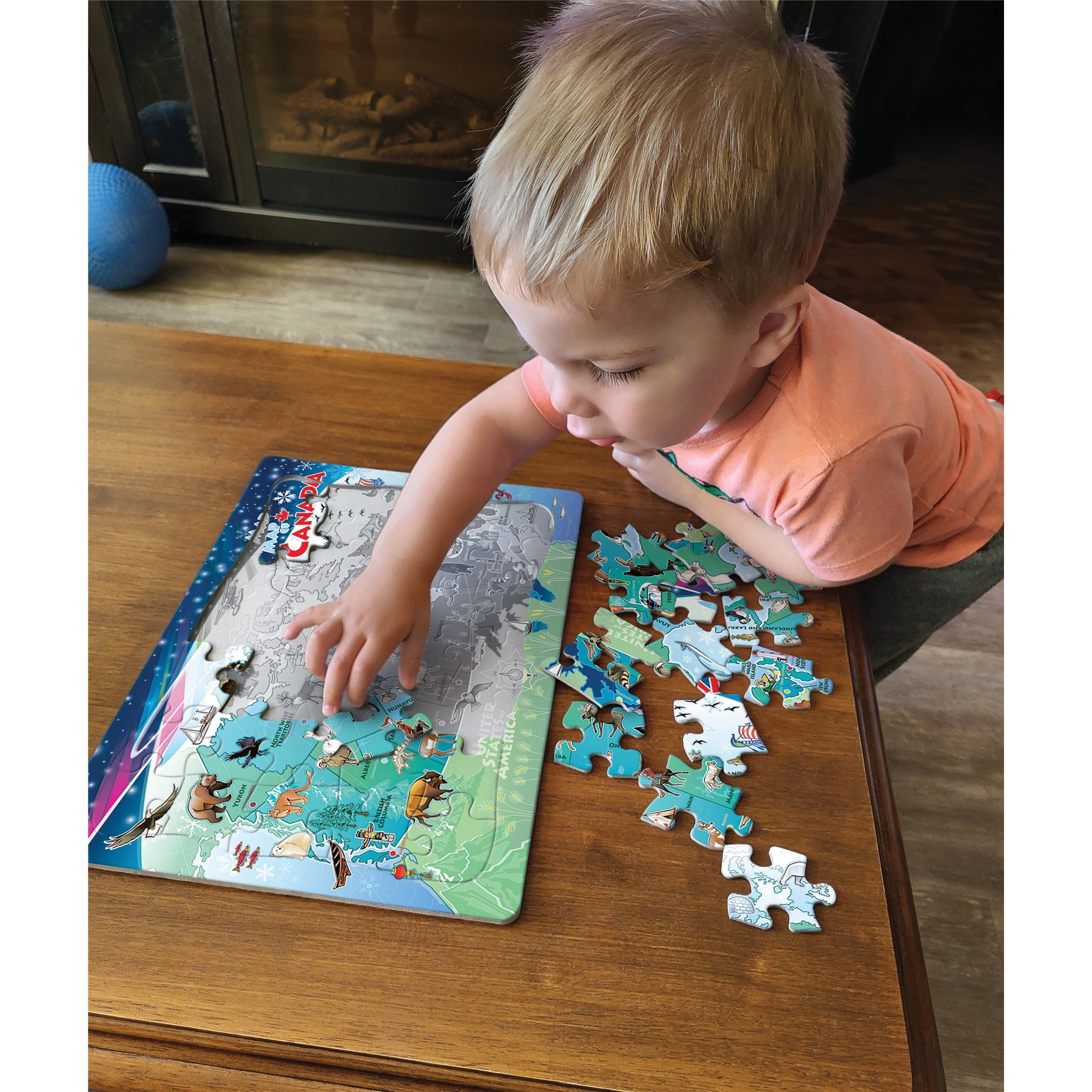 Canada Map 35 Piece Tray Puzzle